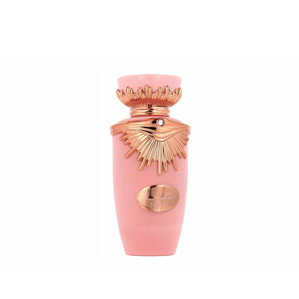 Haya 100ml Eau de Parfum by Lattafa fragrance packaging front view