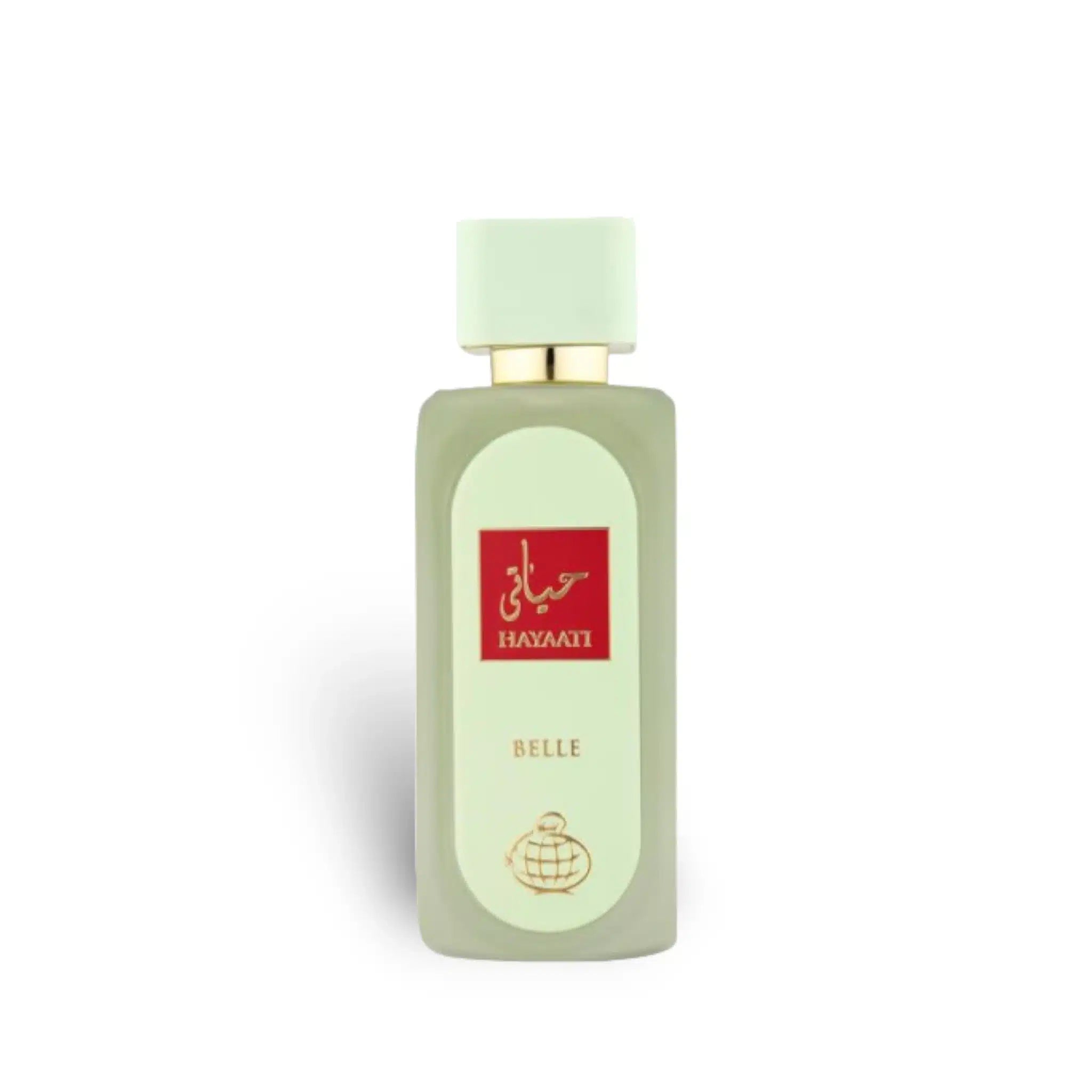 Hayaati Belle 100ml Eau de Parfum by Fragrance World perfume bottle close up