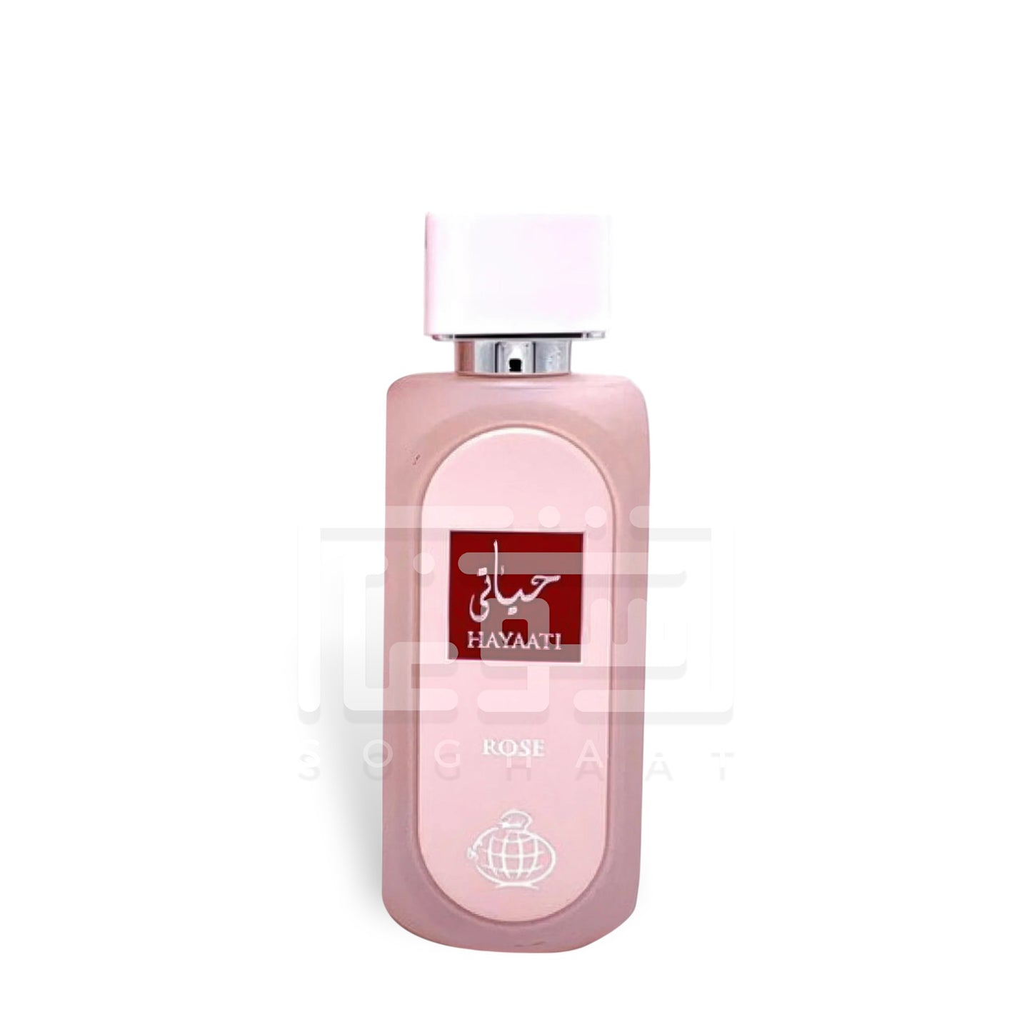 Hayaati Rose 100ml Eau de Parfum by Fragrance World perfume bottle close up
