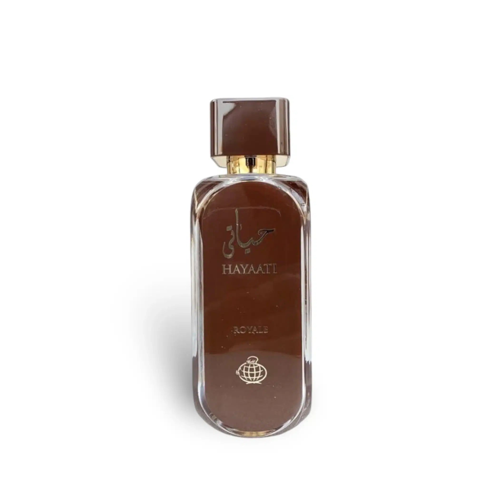 Hayaati Royale 100ml Eau de Parfum by Fragrance World perfume bottle close up