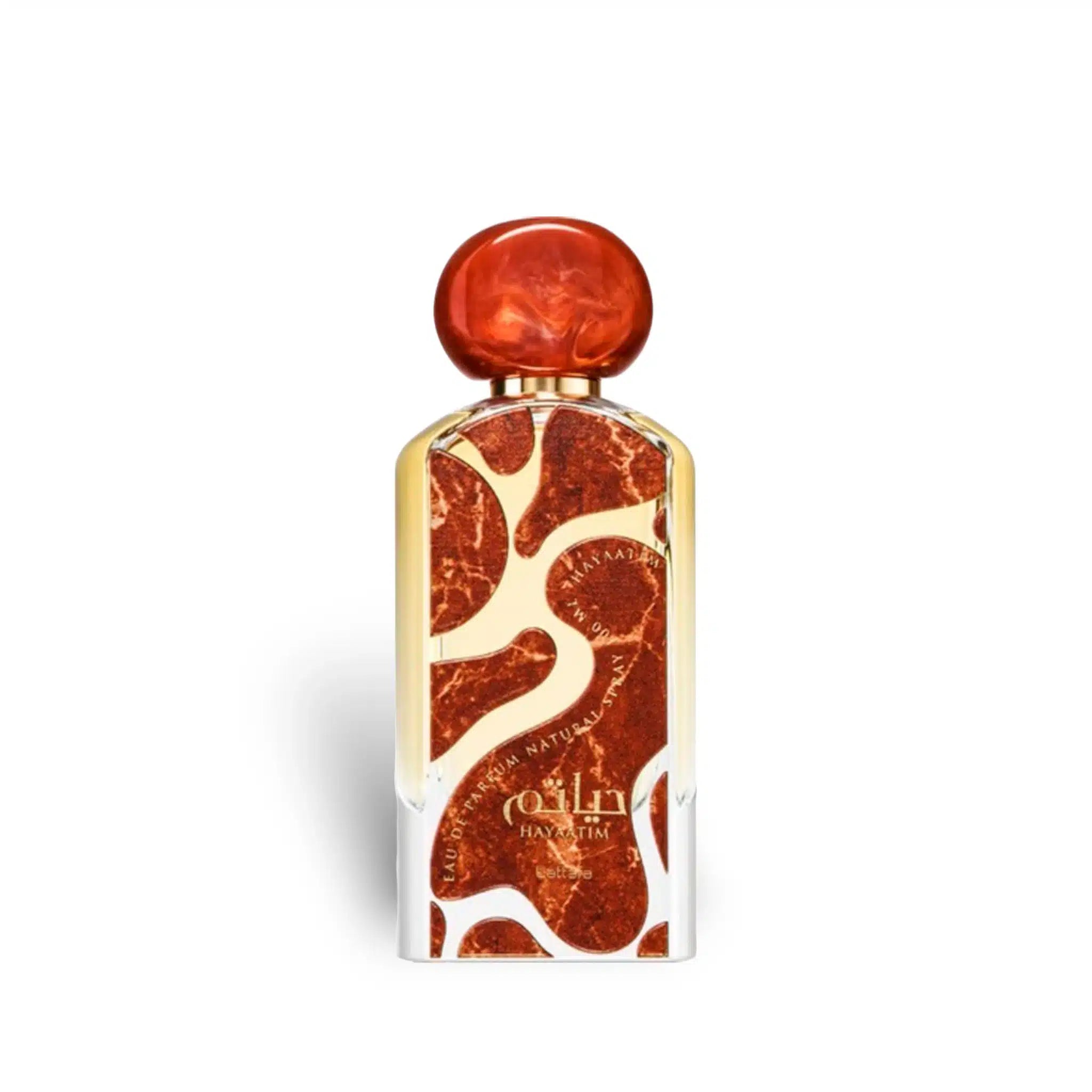 Hayaatim 100ml Eau de Parfum by Lattafa fragrance packaging front view