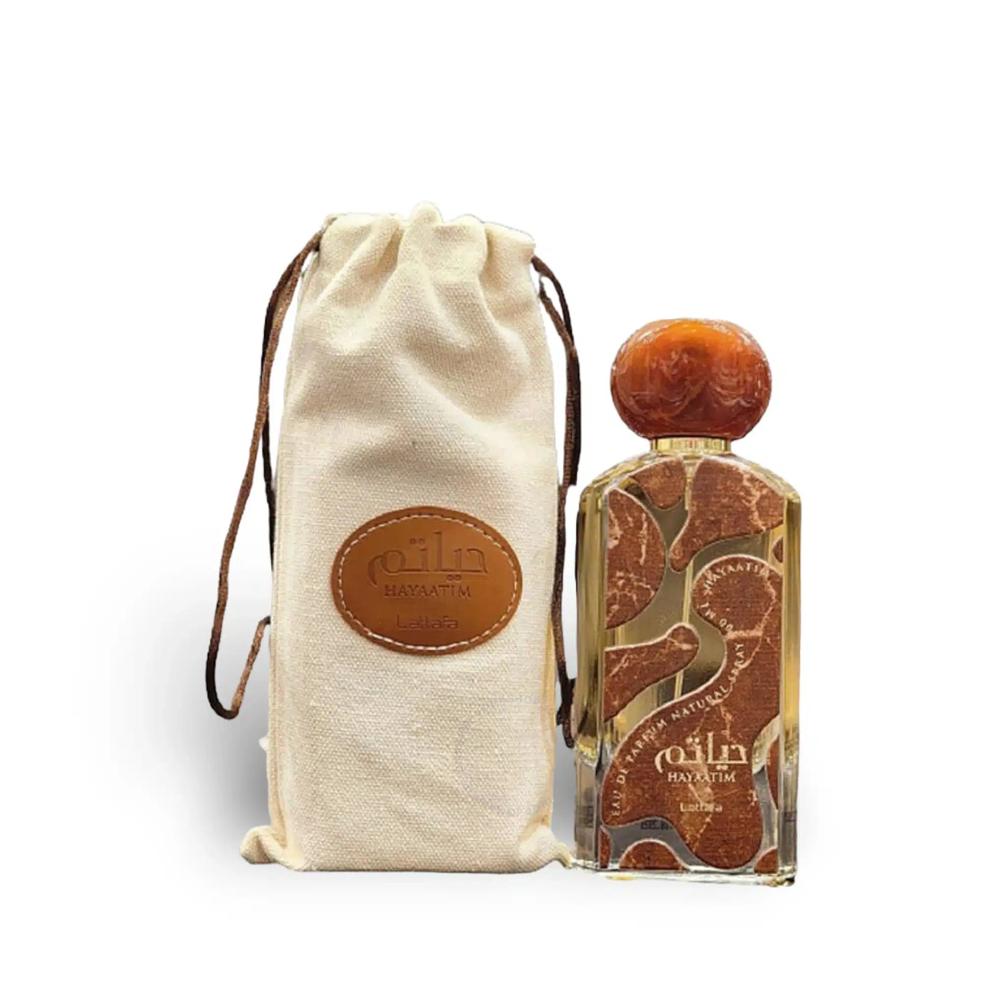 Hayaatim 100ml Eau de Parfum by Lattafa bottle and box