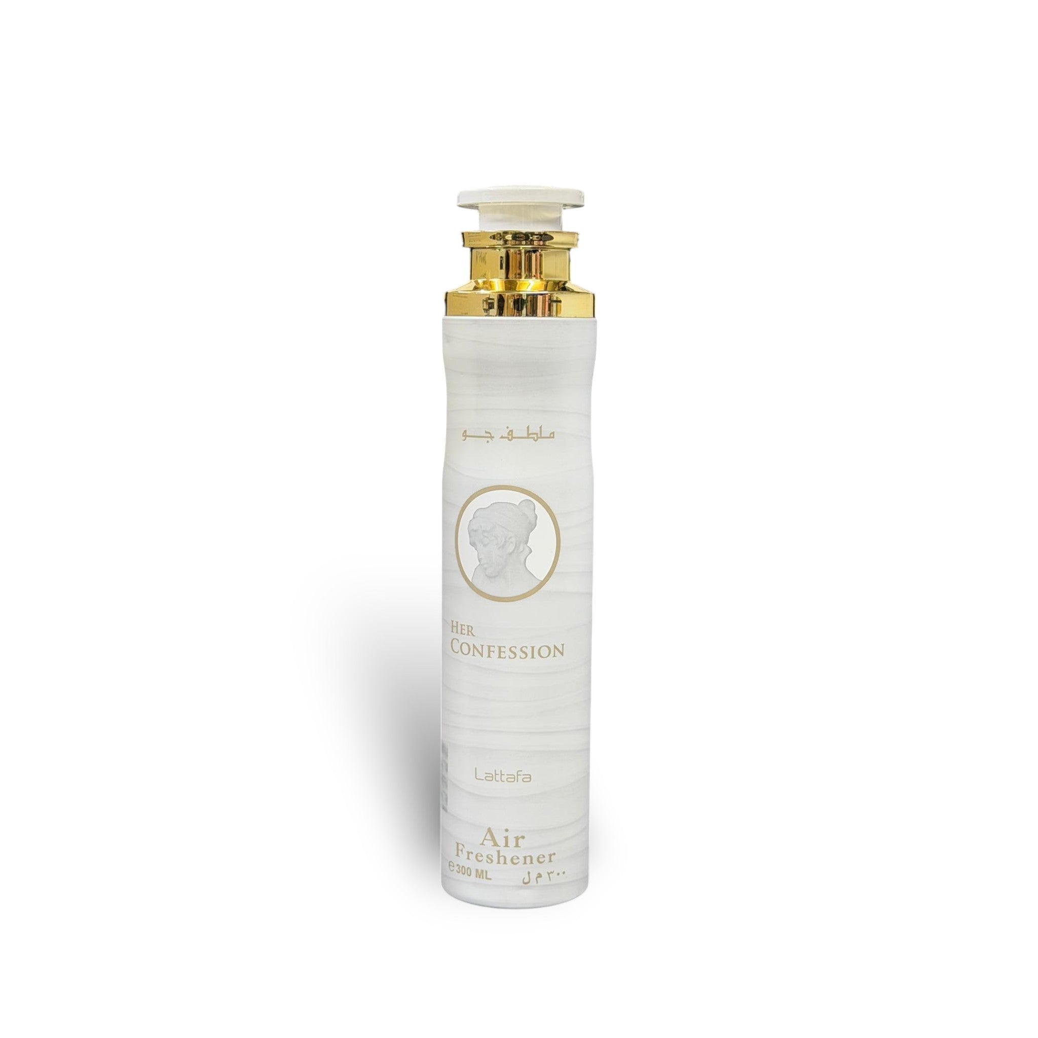 Her Confession Freshener 300ml by Lattafa bottle and box