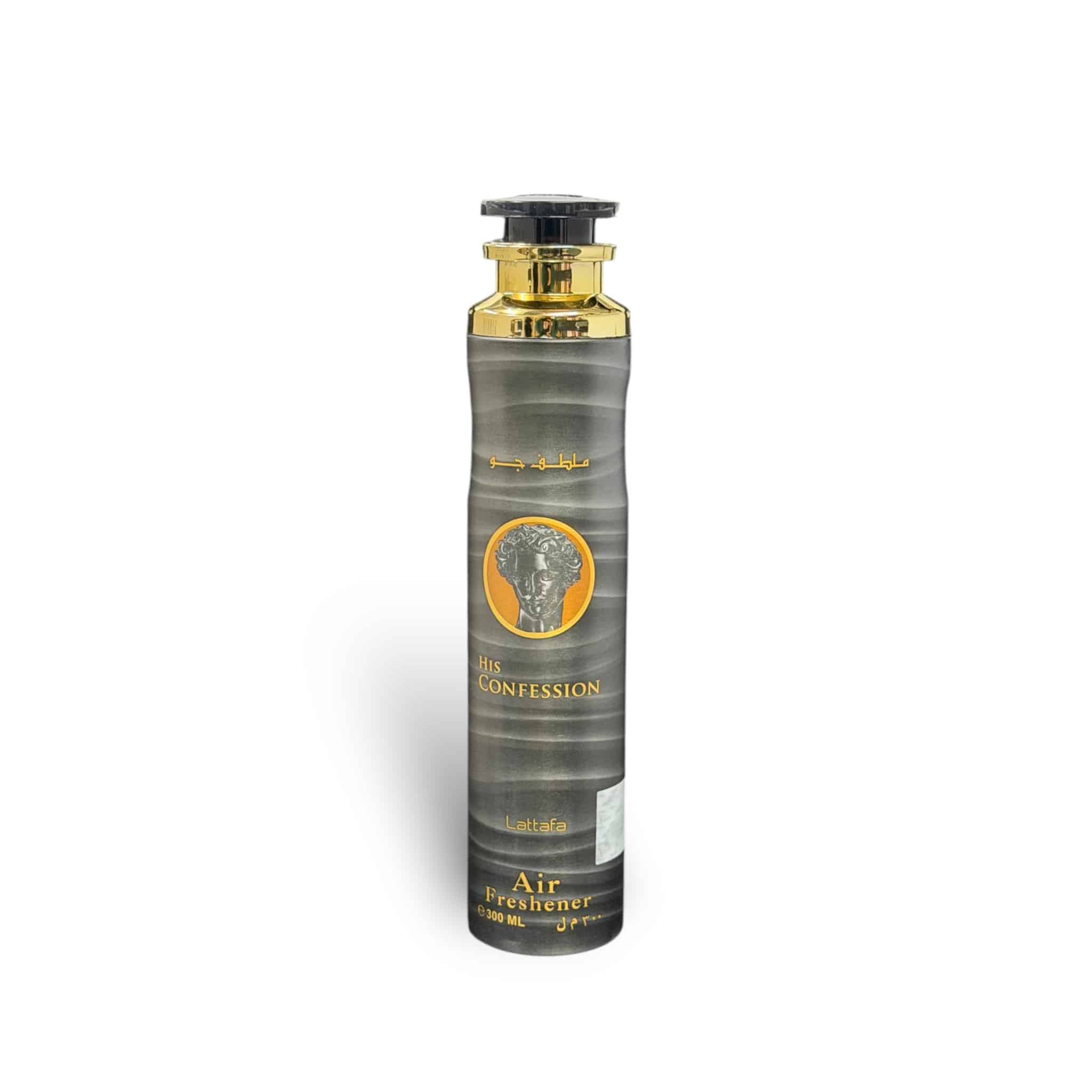 His Confession 300ml Air Freshener by Lattafa air freshener bottle
