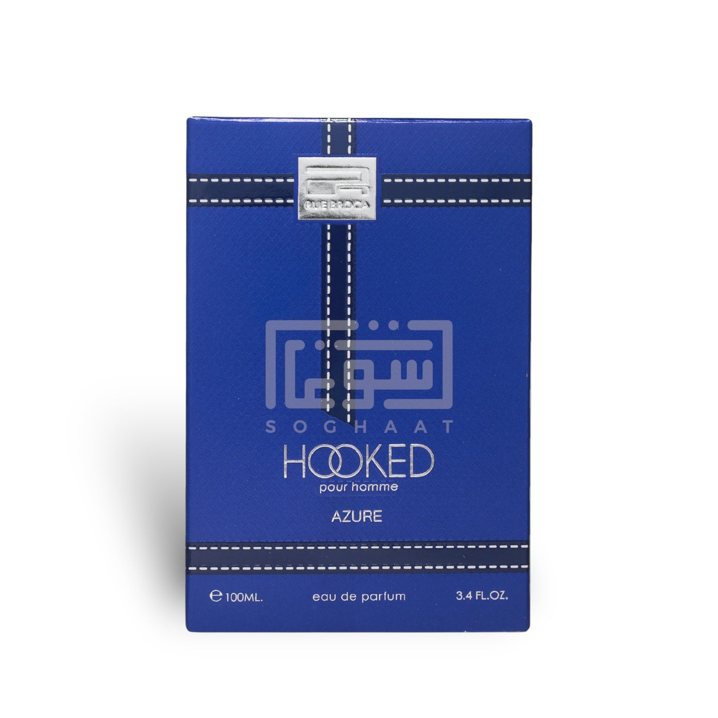 Hooked Azure 100ml Eau de Parfum by Rue Broca perfume bottle close up