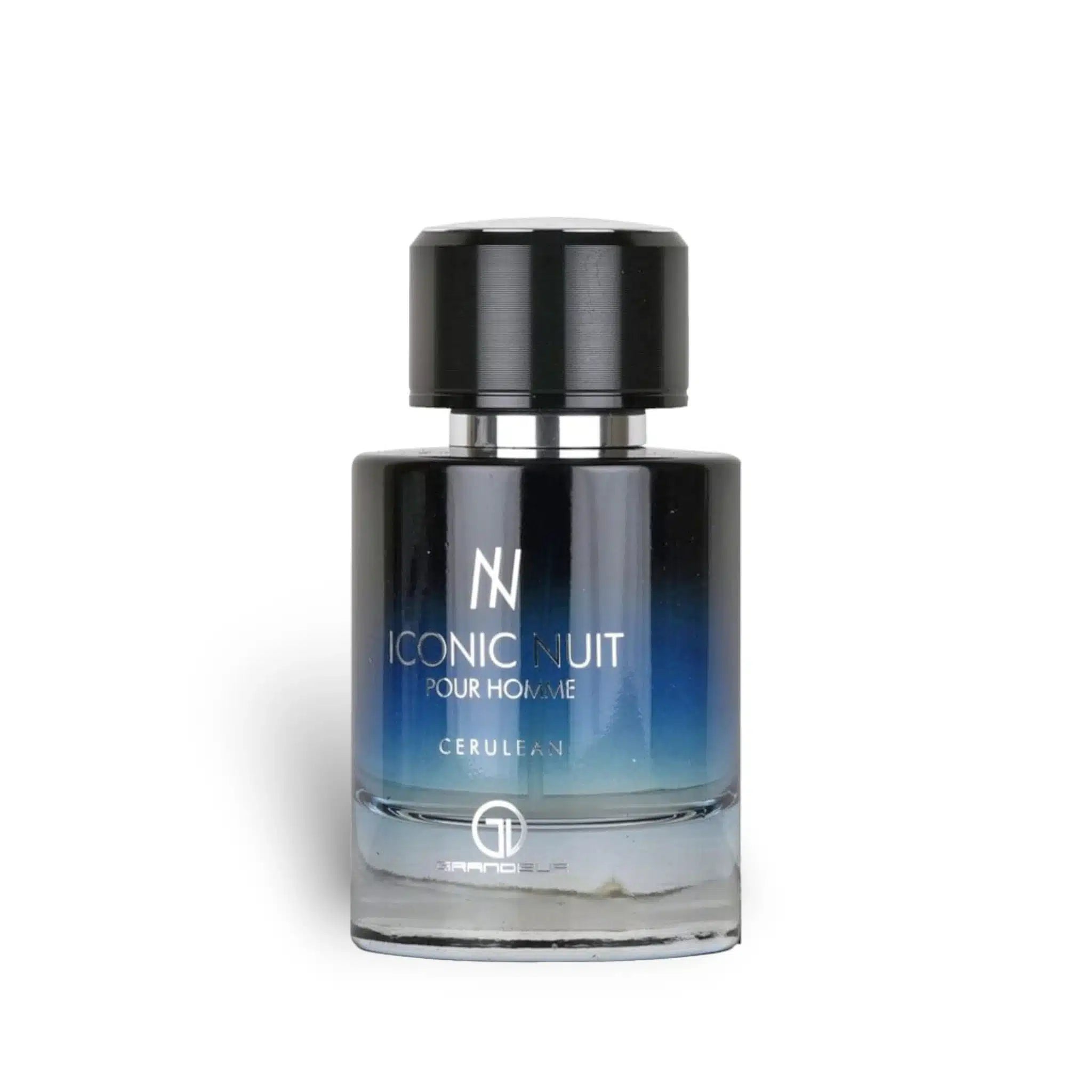 Iconic Nuit Pour Homme 100ml Eau de Parfum by Grandeur Elite fragrance packaging front view