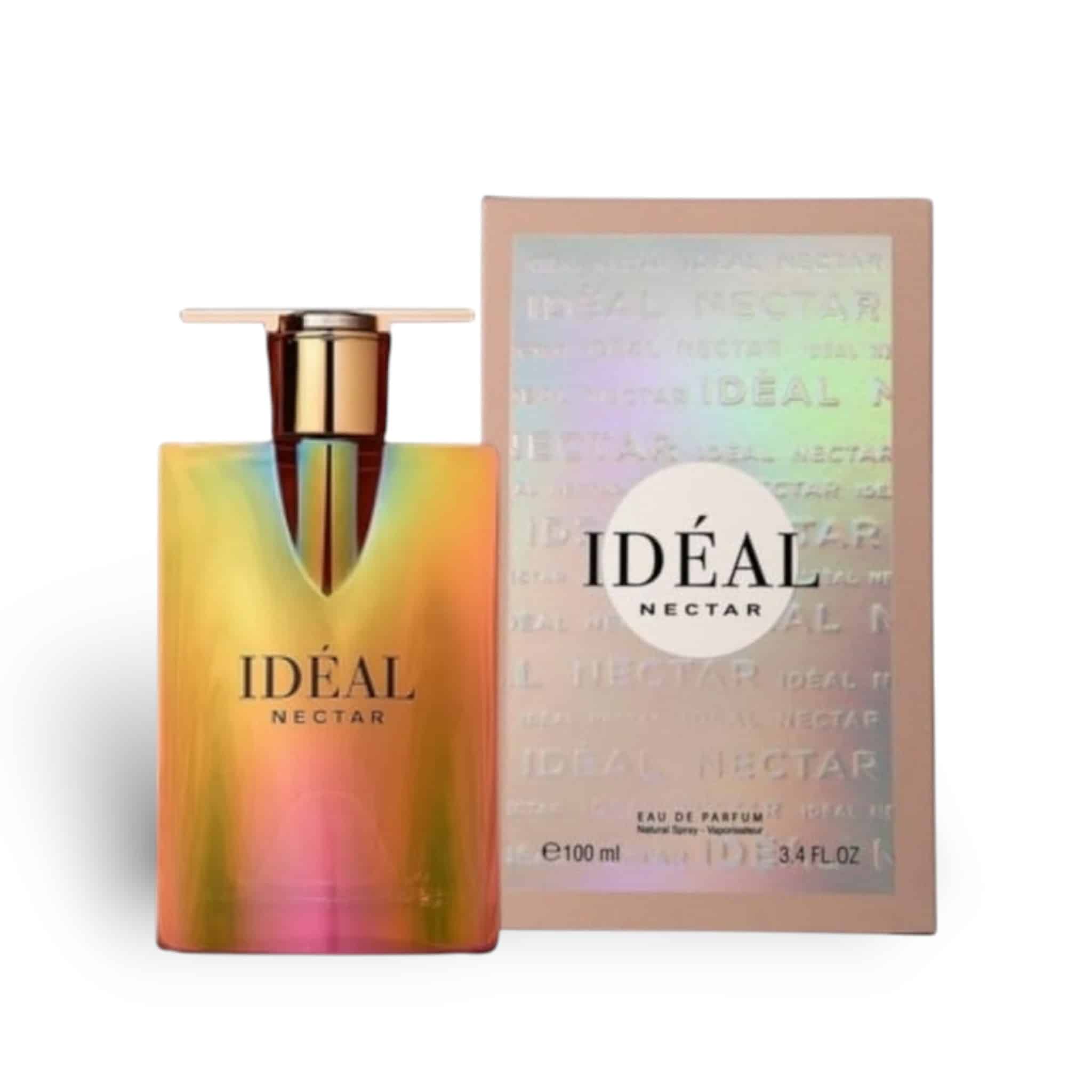Ideal Nectar 100ml Eau de Parfum by Fragrance World bottle and box