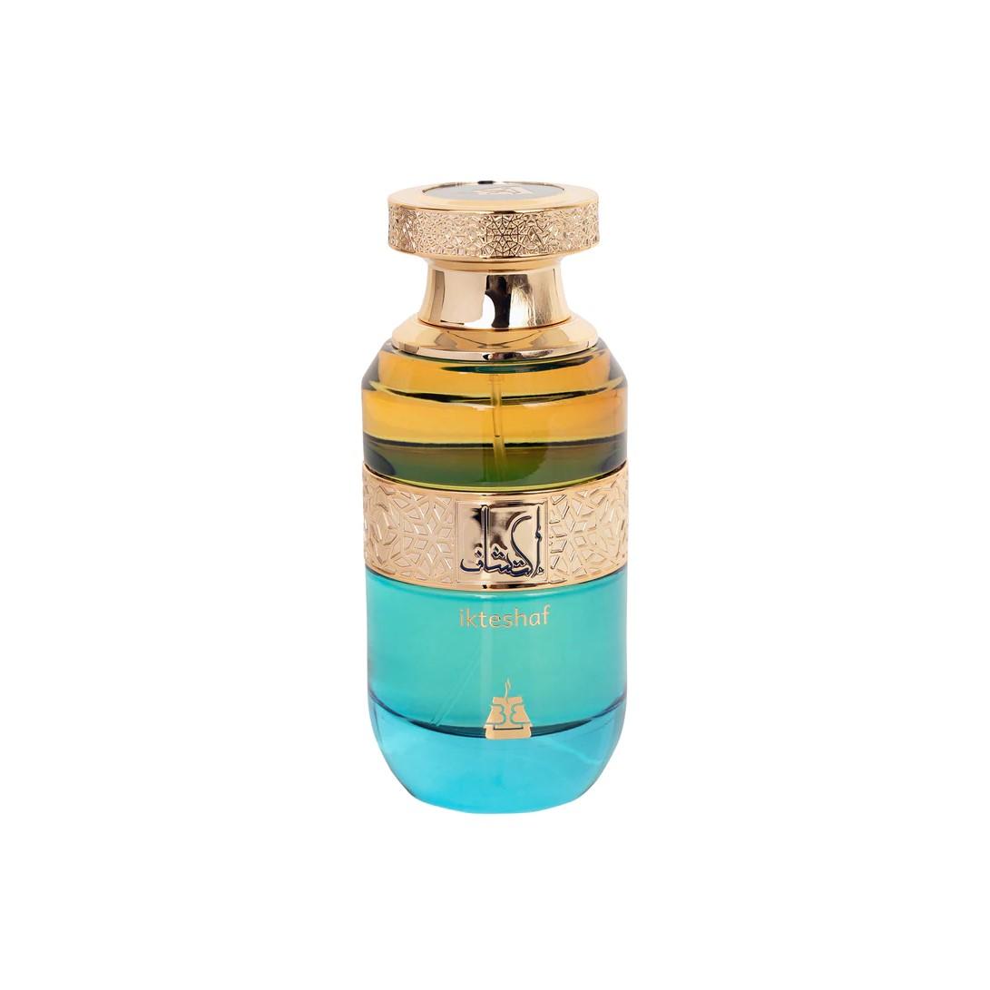 Ikteshaf 100ml Eau de Parfum by Bait Al Bakhoor fragrance packaging front view