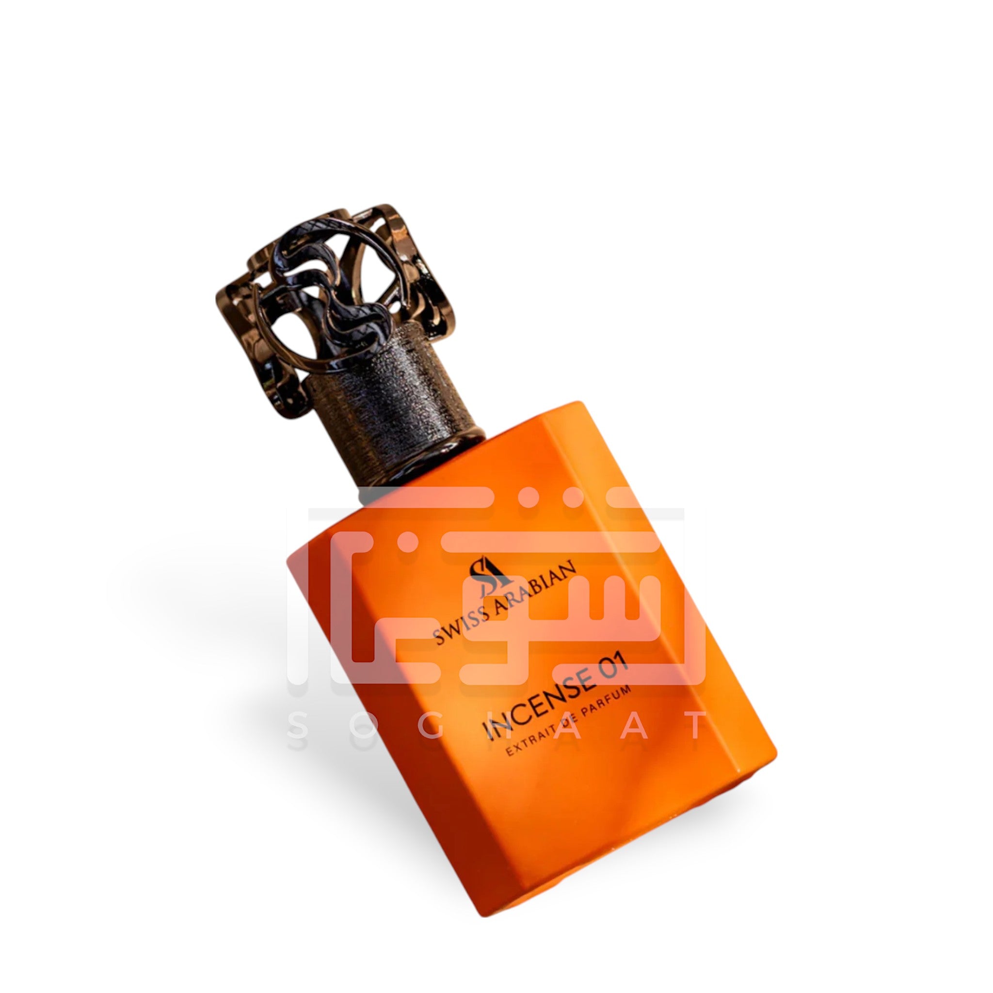 Incense 01 50ml Extrait de Parfum by Swiss Arabian perfume bottle close up