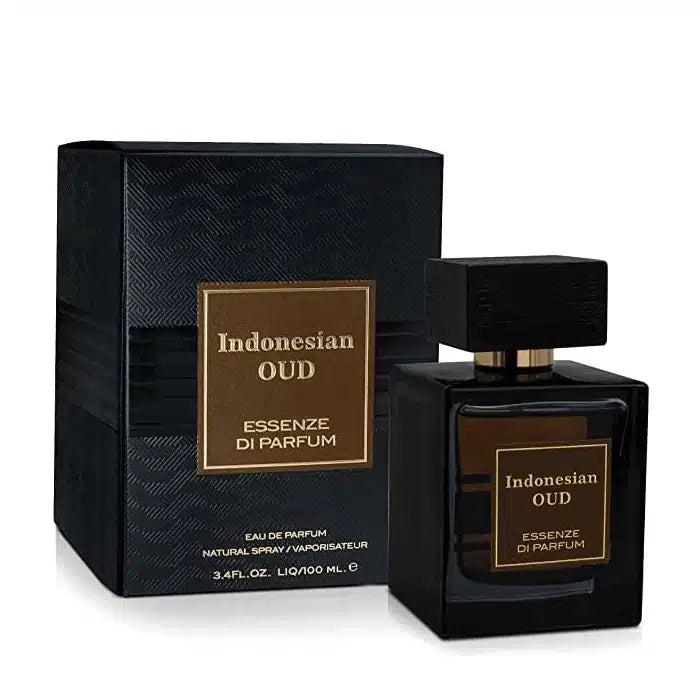 Indonesian Oud Essenza Di Parfum 100ml Eau de Parfum by Fragrance World fragrance bottle