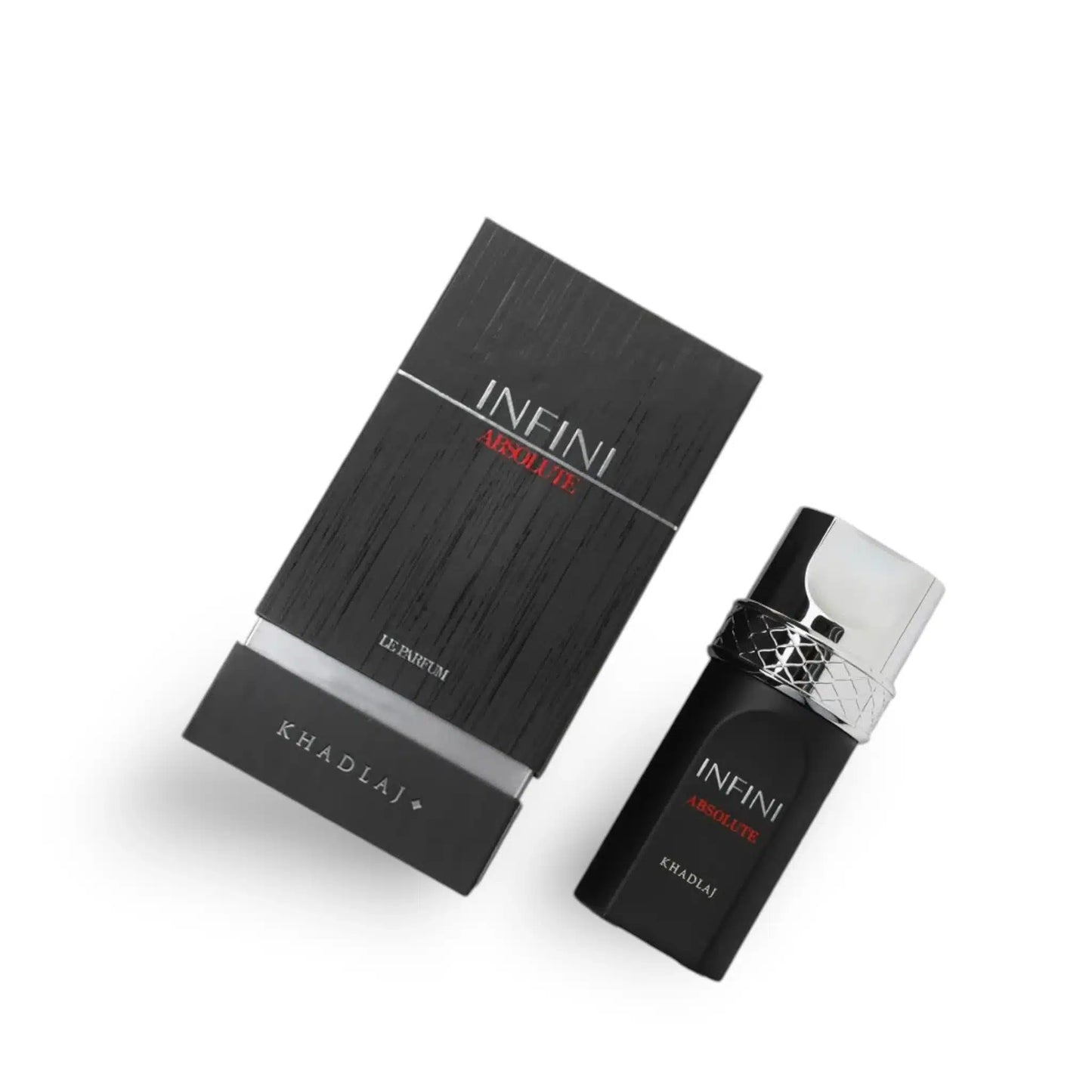 Infini Absolute 100ml Eau de Parfum by Khadlaj perfume bottle close up