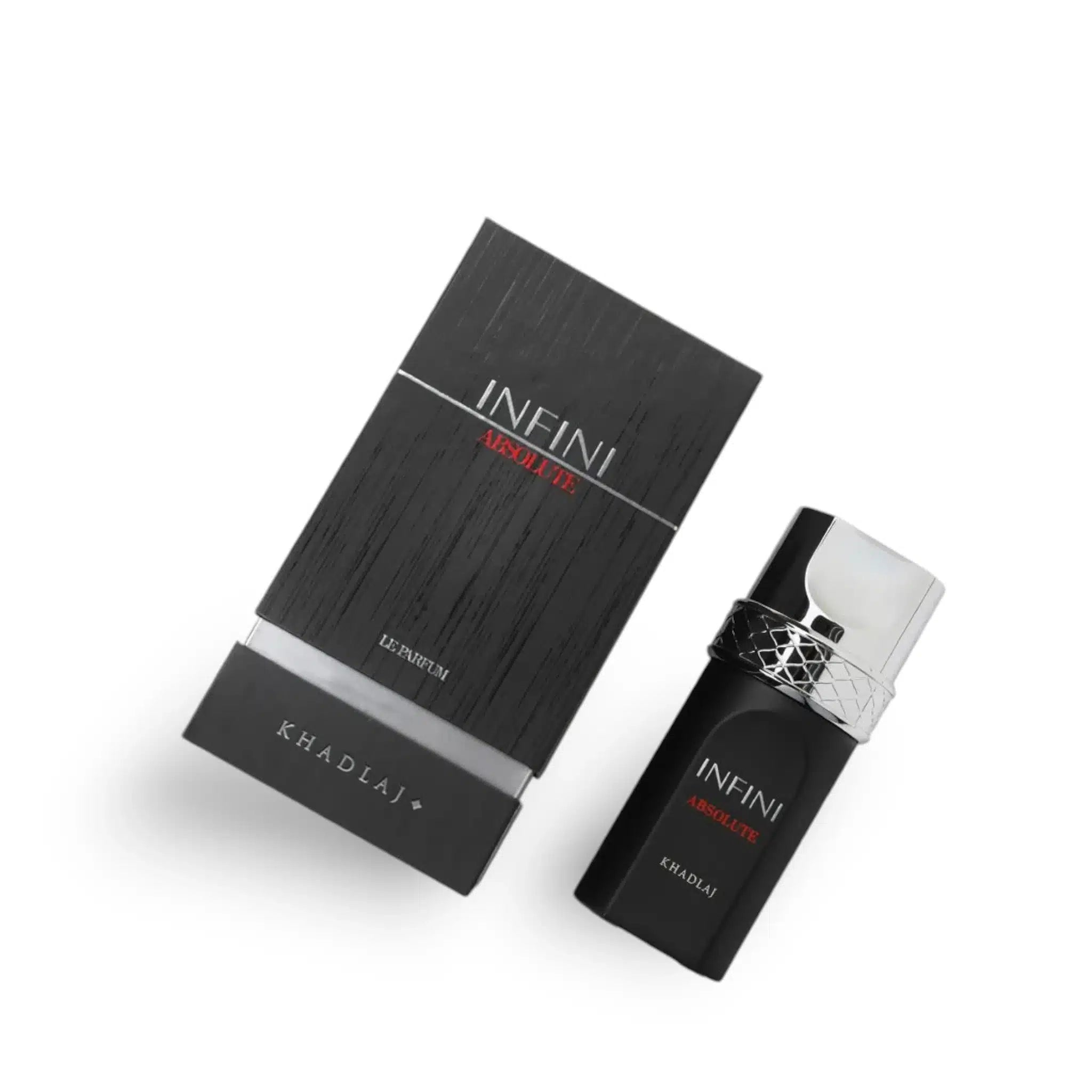 Infini Absolute 100ml Eau de Parfum by Khadlaj perfume bottle close up