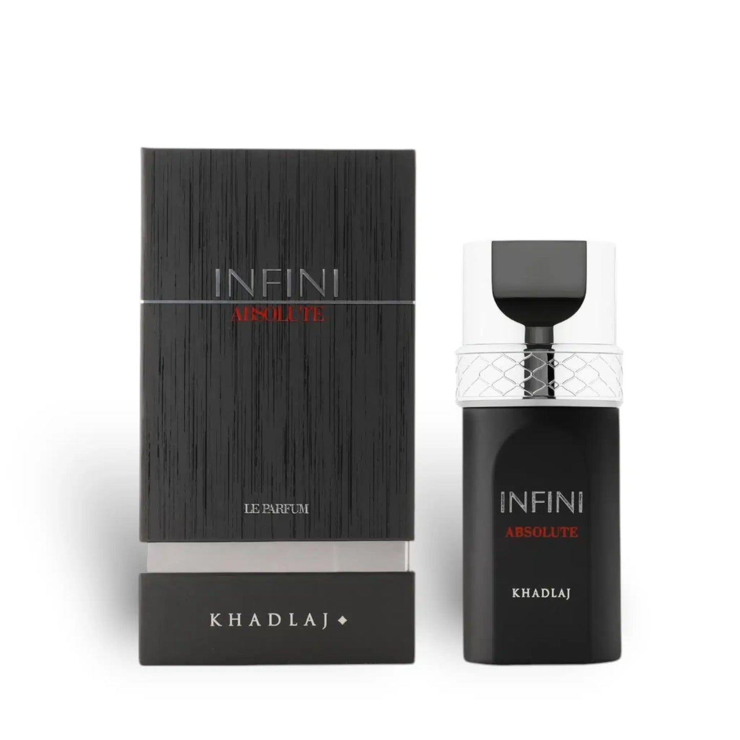Infini Absolute 100ml Eau de Parfum by Khadlaj bottle and box