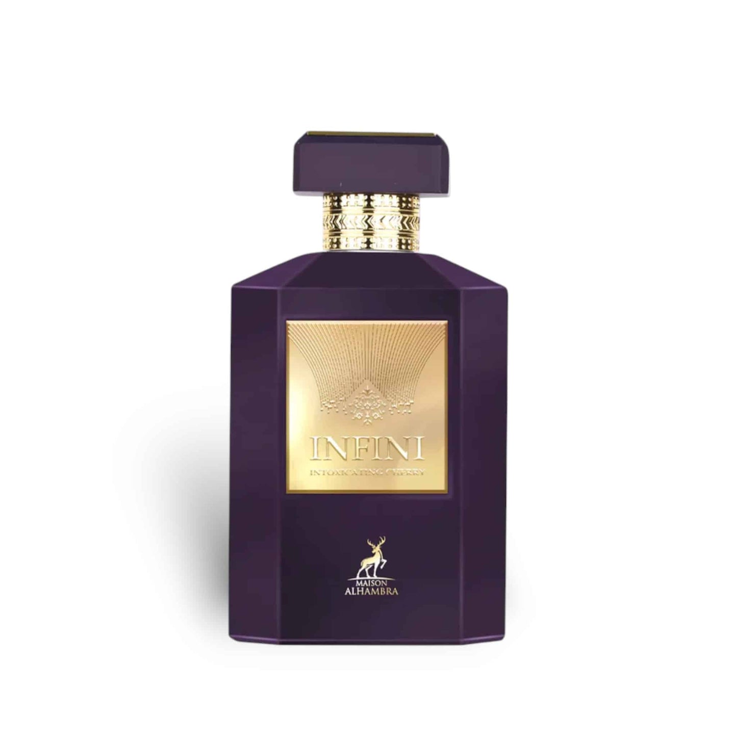 Infini Intoxicating Cherry 100ml Eau de Parfum by Maison Alhambra fragrance packaging front view