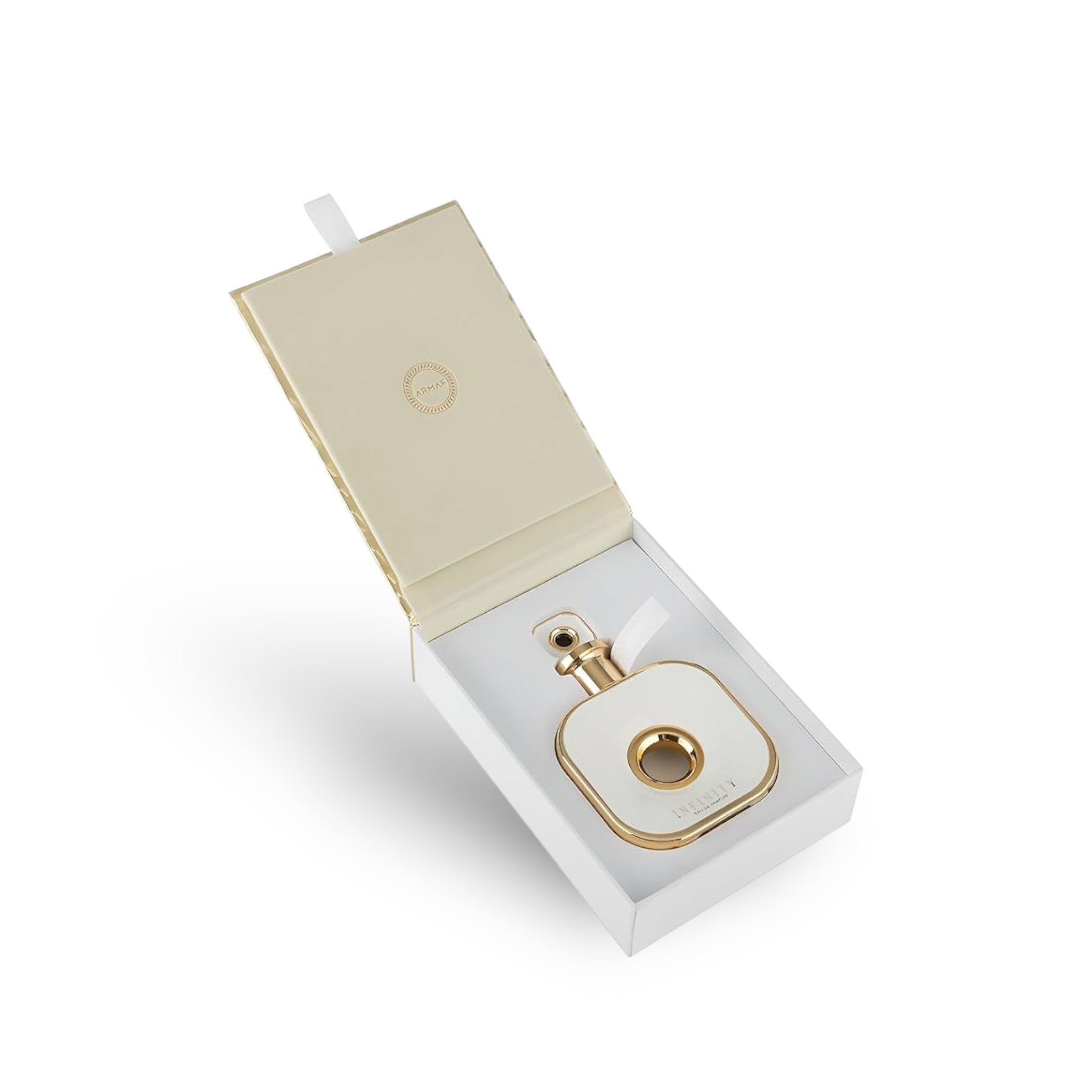 Infinity Gold 105ml Eau de Parfum by Armaf fragrance packaging front view