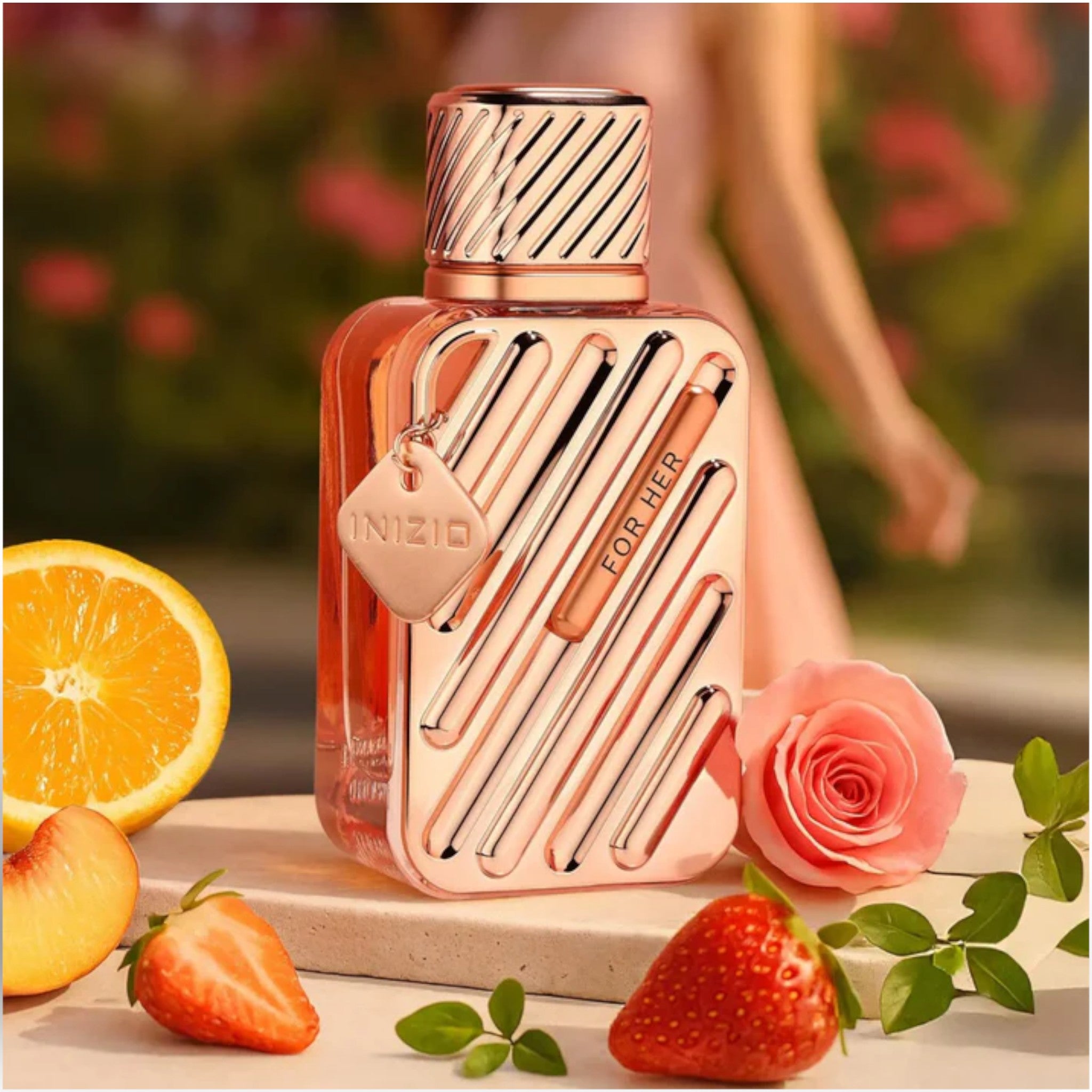 Inizio For Her 100ml Eau de Parfum by Fragrance World fragrance packaging front view
