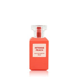 Intense Peach 80ml Eau de Parfum by Fragrance World fragrance packaging front view