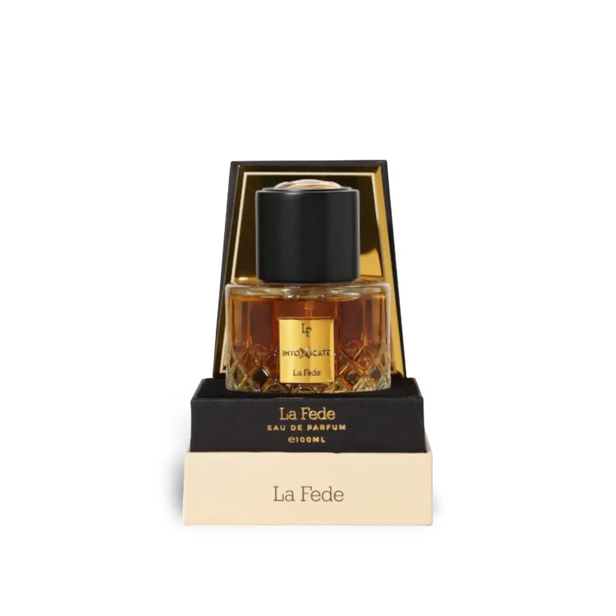 Intoxicate 100ml Eau de Parfum by Khadlaj bottle and box