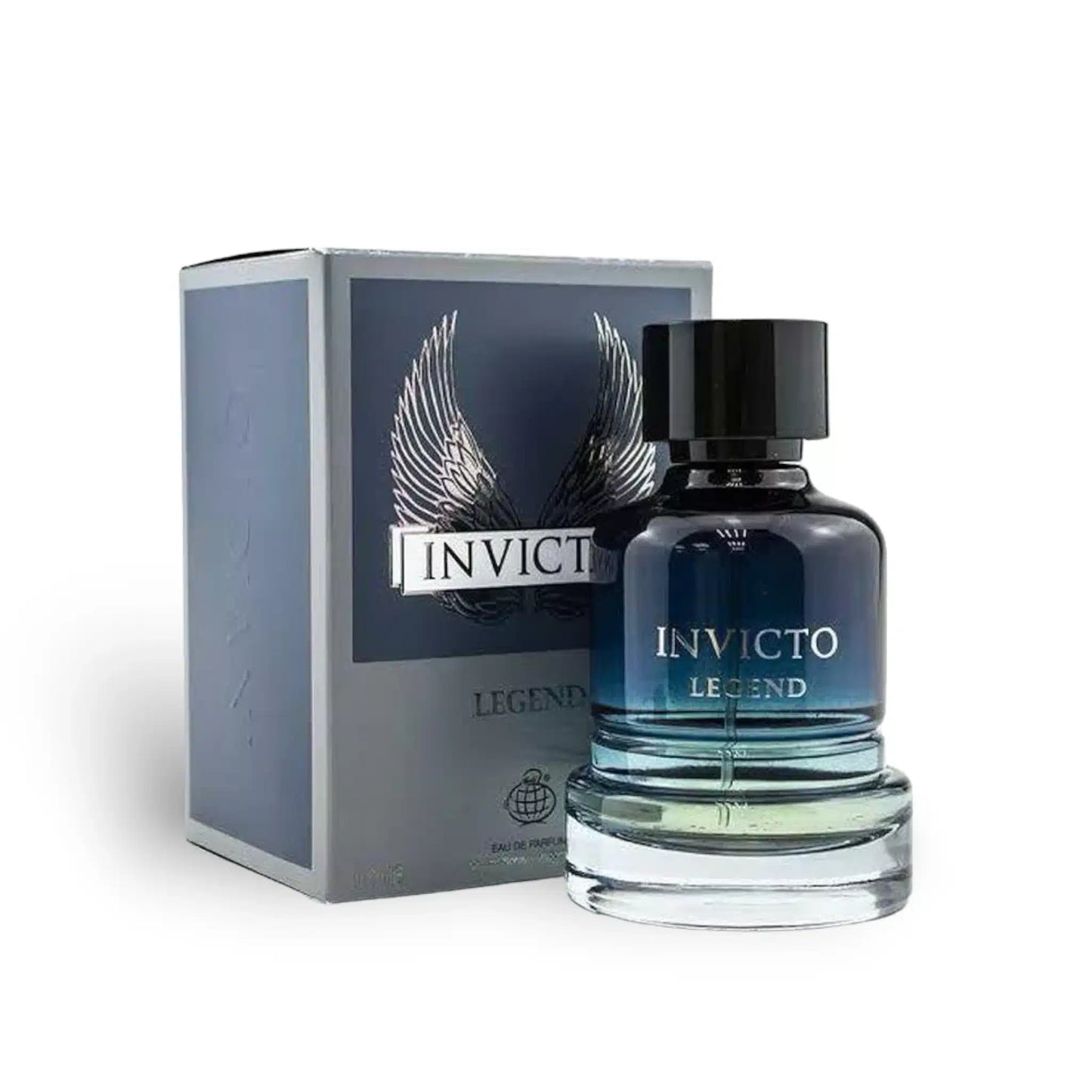Invicto Legend 100ml Eau de Parfum by Fragrance World perfume bottle close up