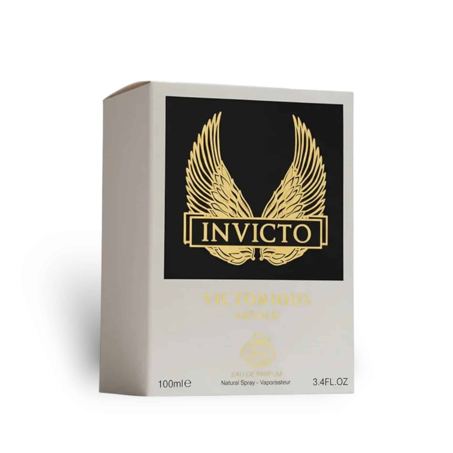 Invicto Victorious Absolu 100ml Eau de Parfum by Fragrance World perfume bottle close up