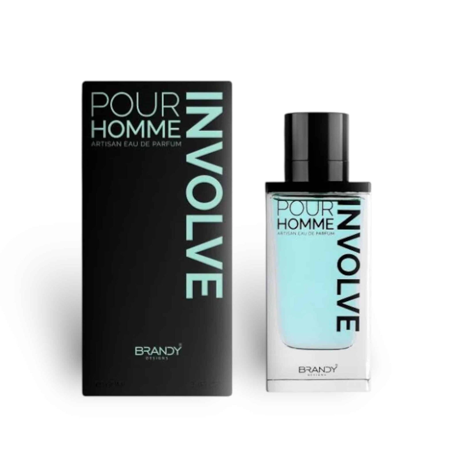Involve Pour Homme 100ml Eau de Parfum by Brandy Designs bottle and box