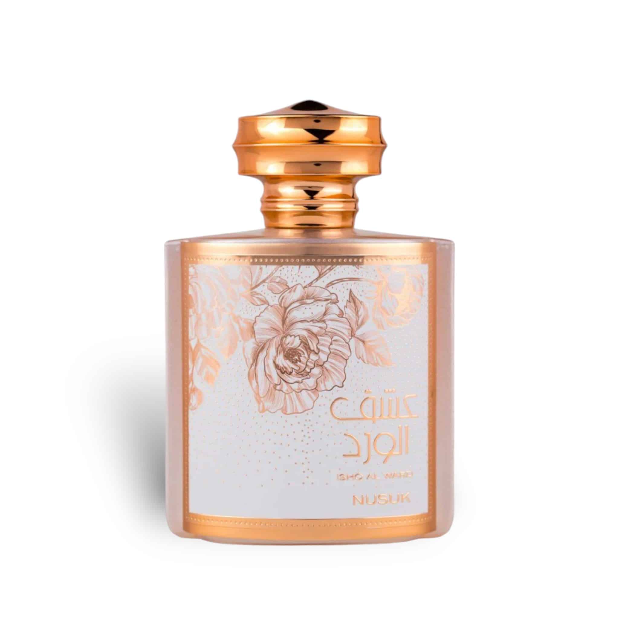 Ishq al Ward 100ml Eau de Parfum by Nusuk fragrance bottle