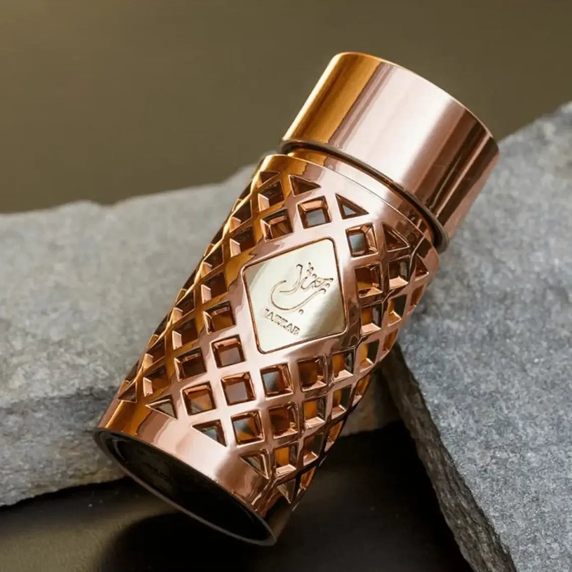 Jazzab Gold 100ml Eau de Parfum by Ard Al Zaafaran perfume bottle close up