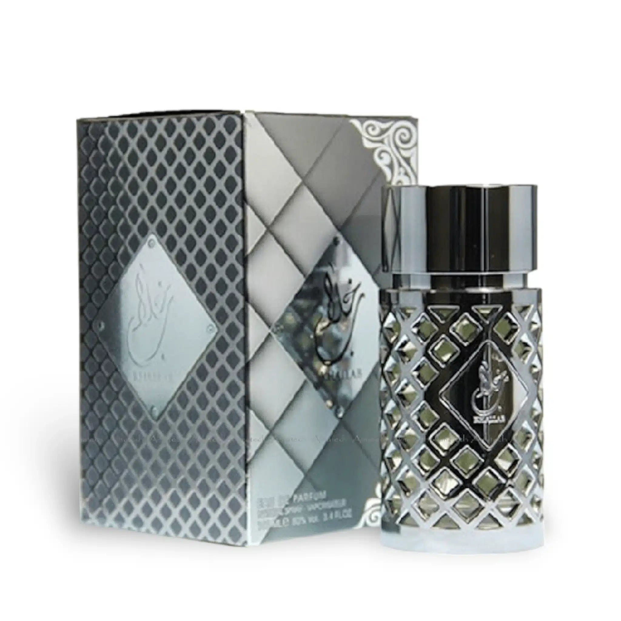 Jazzab Silver 100ml Eau de Parfum by Ard Al Zaafaran perfume bottle close up