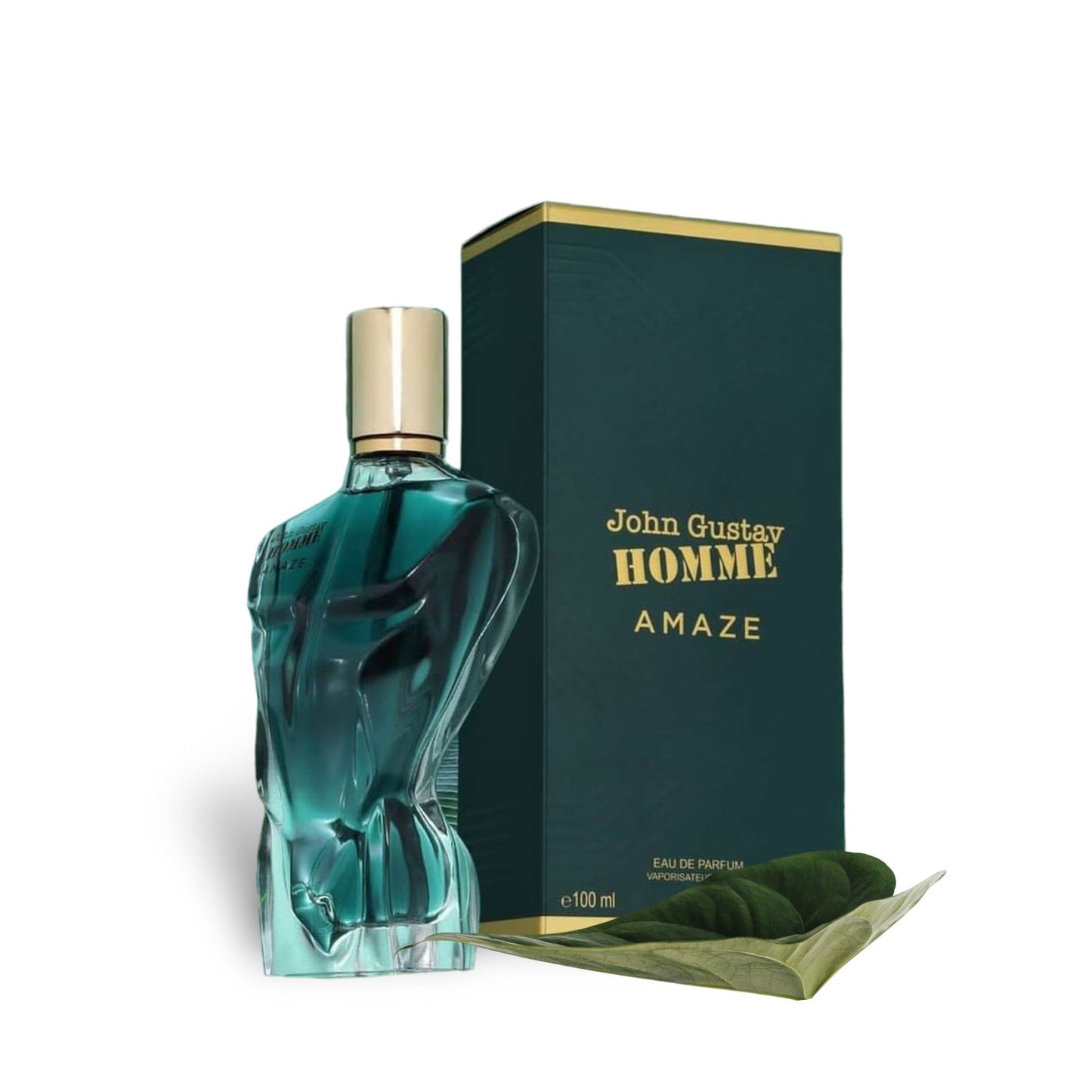 John Gustav Homme Amaze 100ml Eau de Parfum by Fragrance World bottle and box