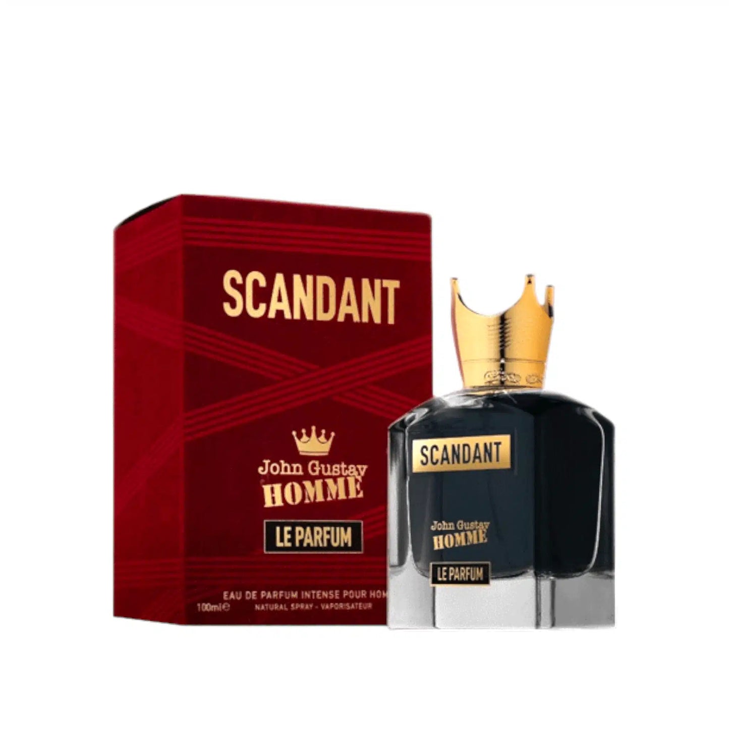 John Gustav Homme Scandant Le Parfum 100ml Eau de Parfum by Fragrance World bottle and box