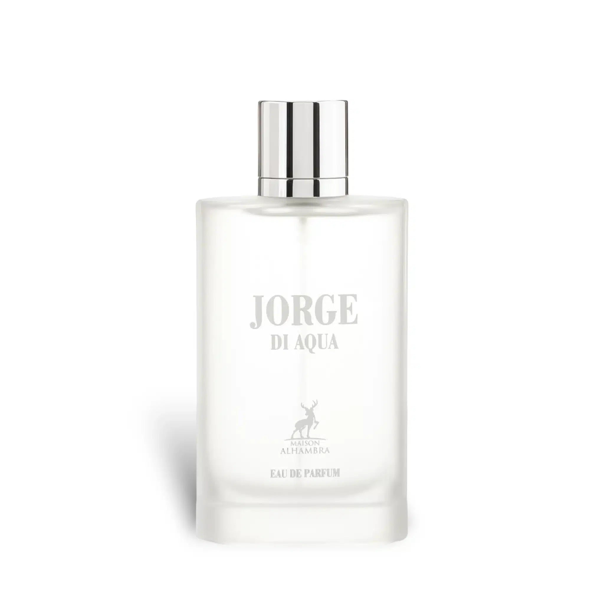 Jorge Di Aqua 100ml Eau de Parfum by Maison Alhambra fragrance packaging front view