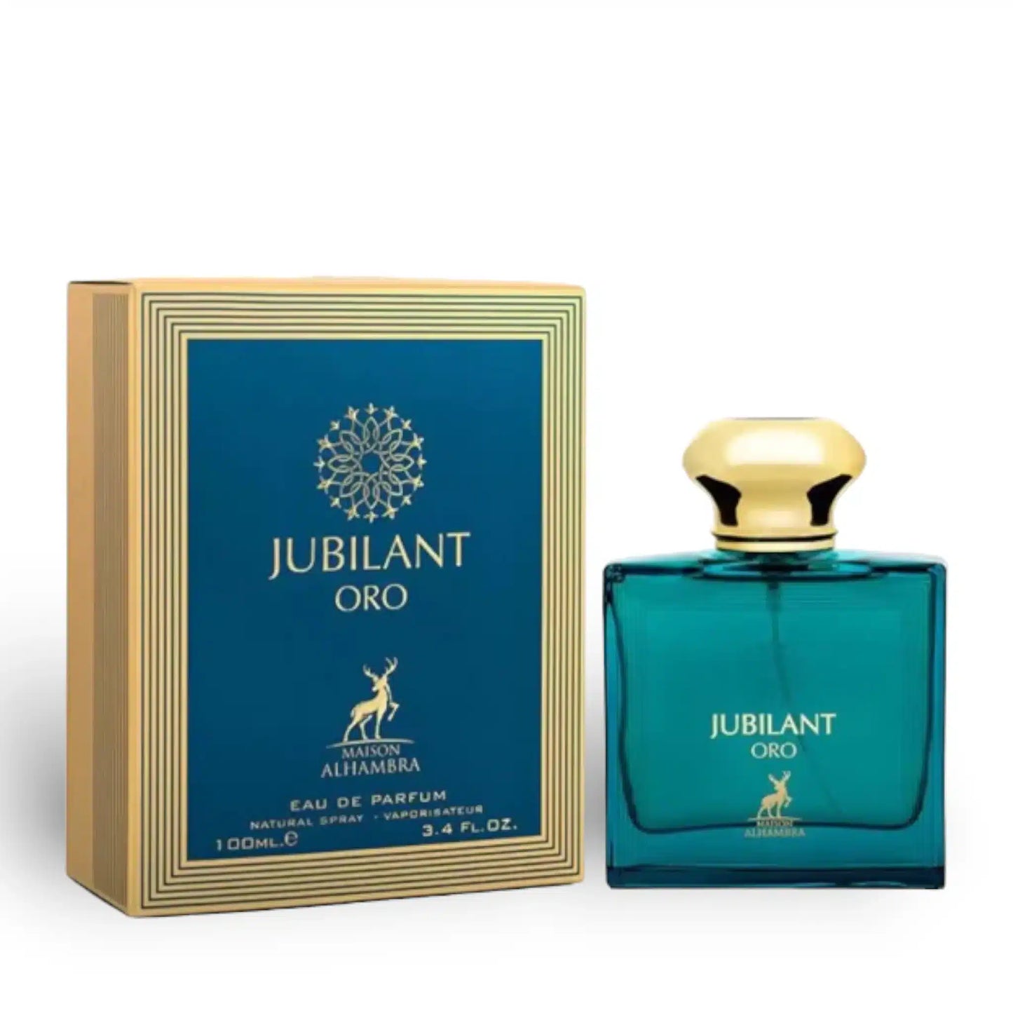 Jubilant Oro 100ml Eau de Parfum by Maison Alhambra Arabian perfume product image