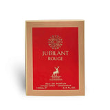 Jubilant Rouge 100ml Eau de Parfum by Maison Alhambra perfume bottle close up