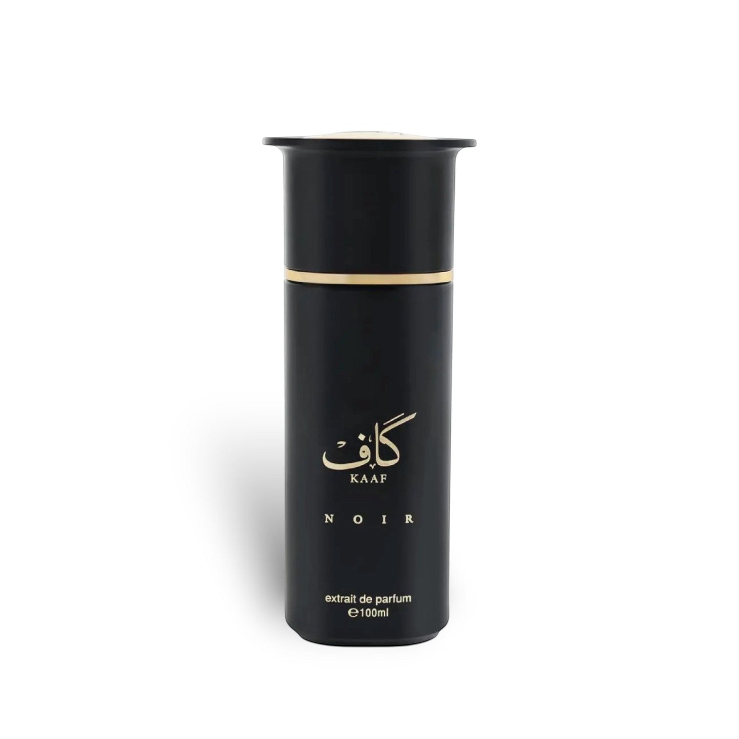Kaaf Noir 100ml Extrait de Parfum by Ahmed Al Maghribi fragrance packaging front view