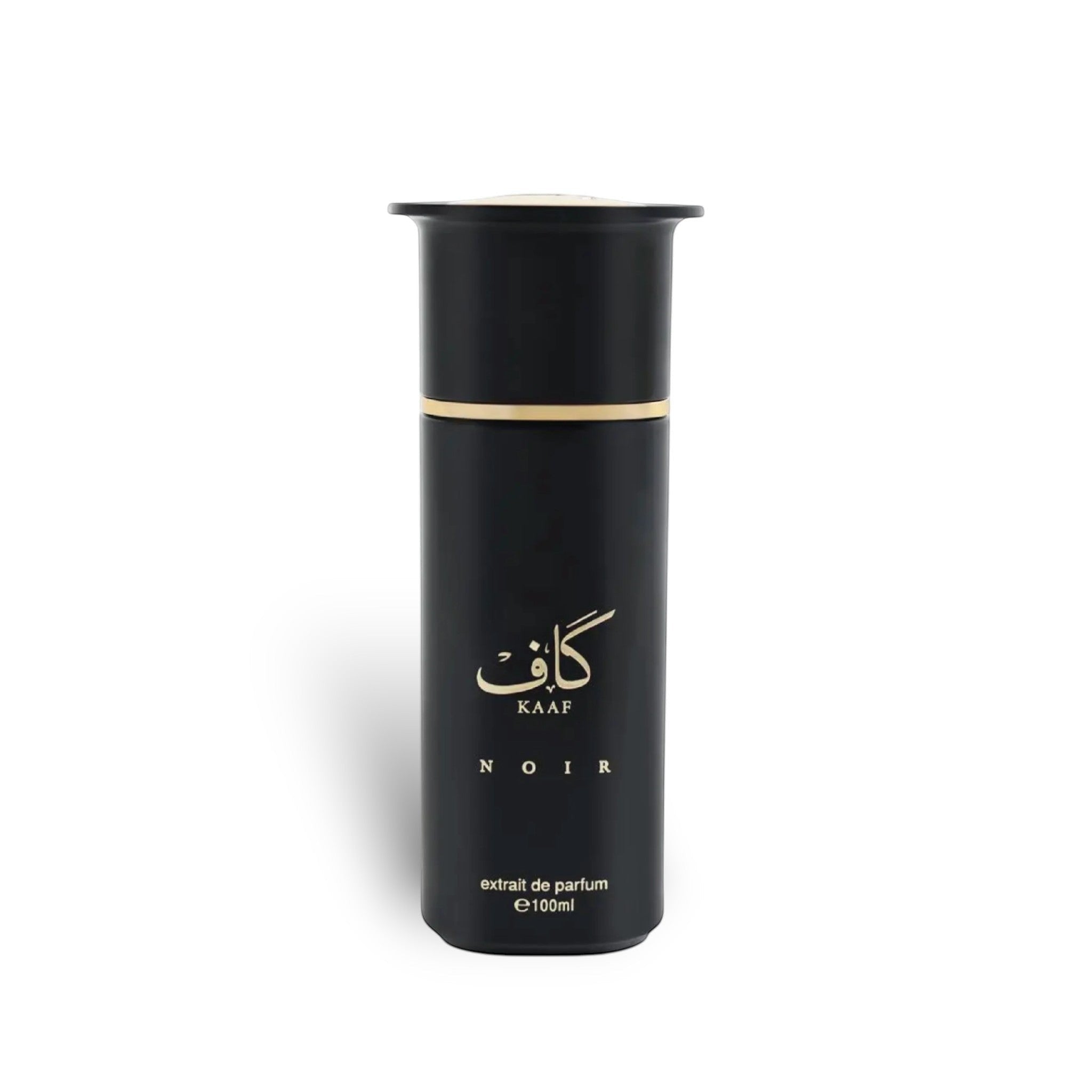 Kaaf Noir 100ml Extrait de Parfum by Ahmed Al Maghribi fragrance packaging front view