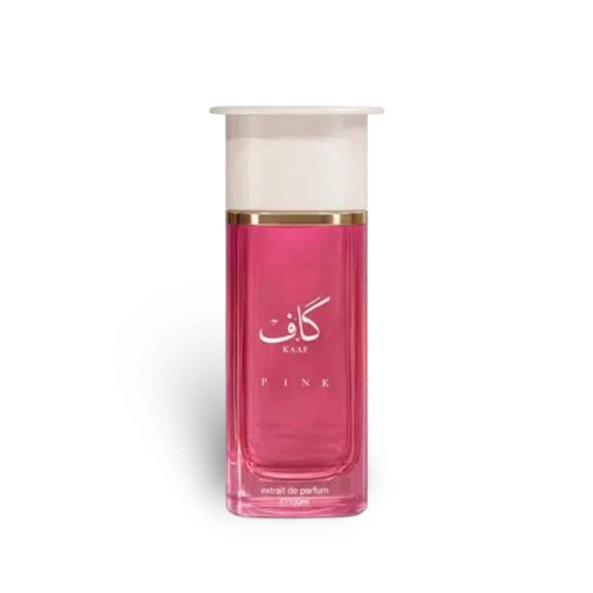 Kaaf Pink 100ml Extrait de Parfum by Ahmed Al Maghribi bottle and box