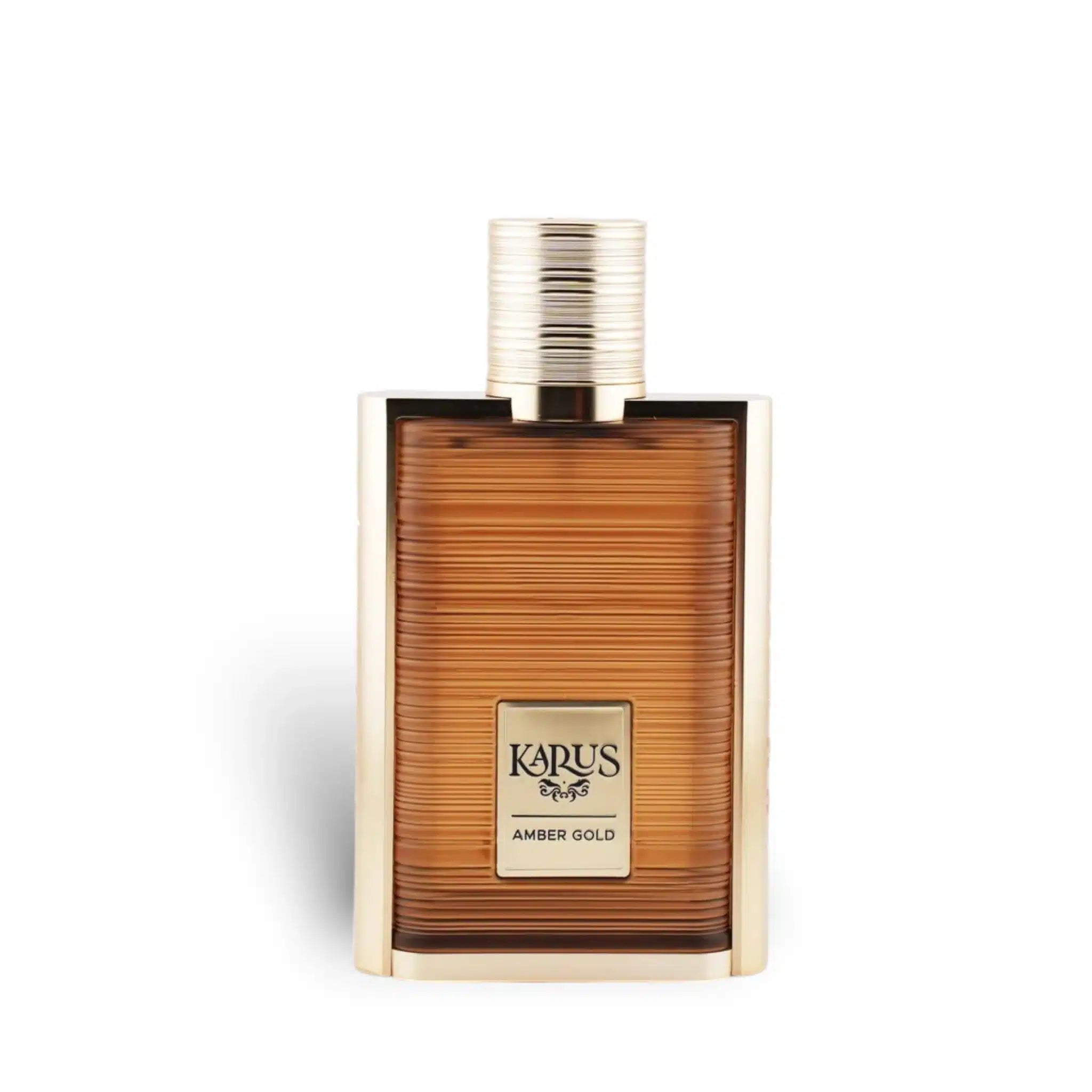 Karus Amber Gold 100ml Eau de Parfum by Khadlaj fragrance packaging front view