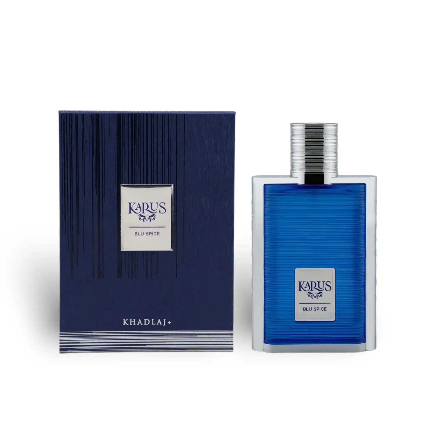 Karus Blu Spice 100ml Eau de Parfum by Khadlaj bottle and box