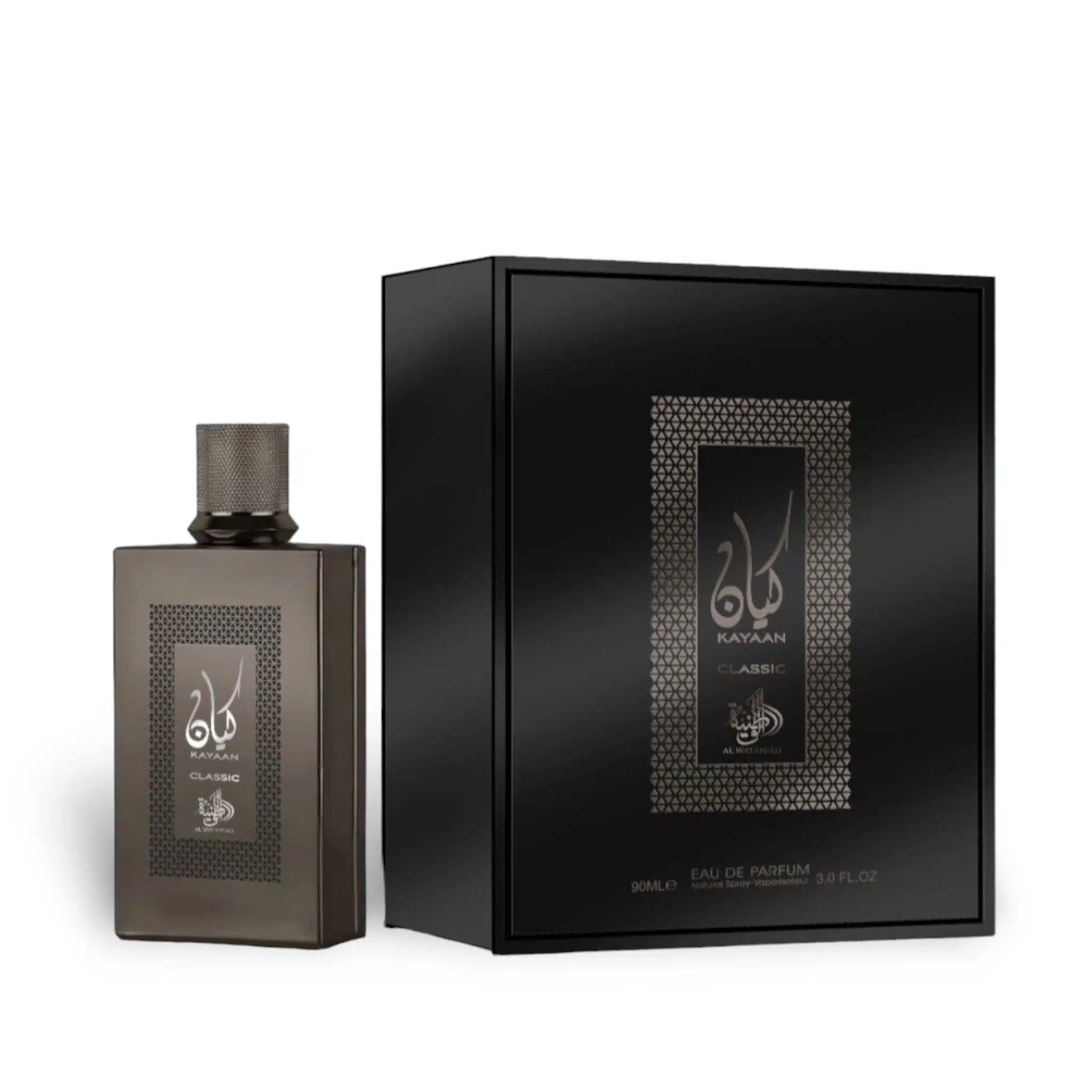 Kayaan Classic 100ml Eau de Parfum by Al Wataniah bottle and box