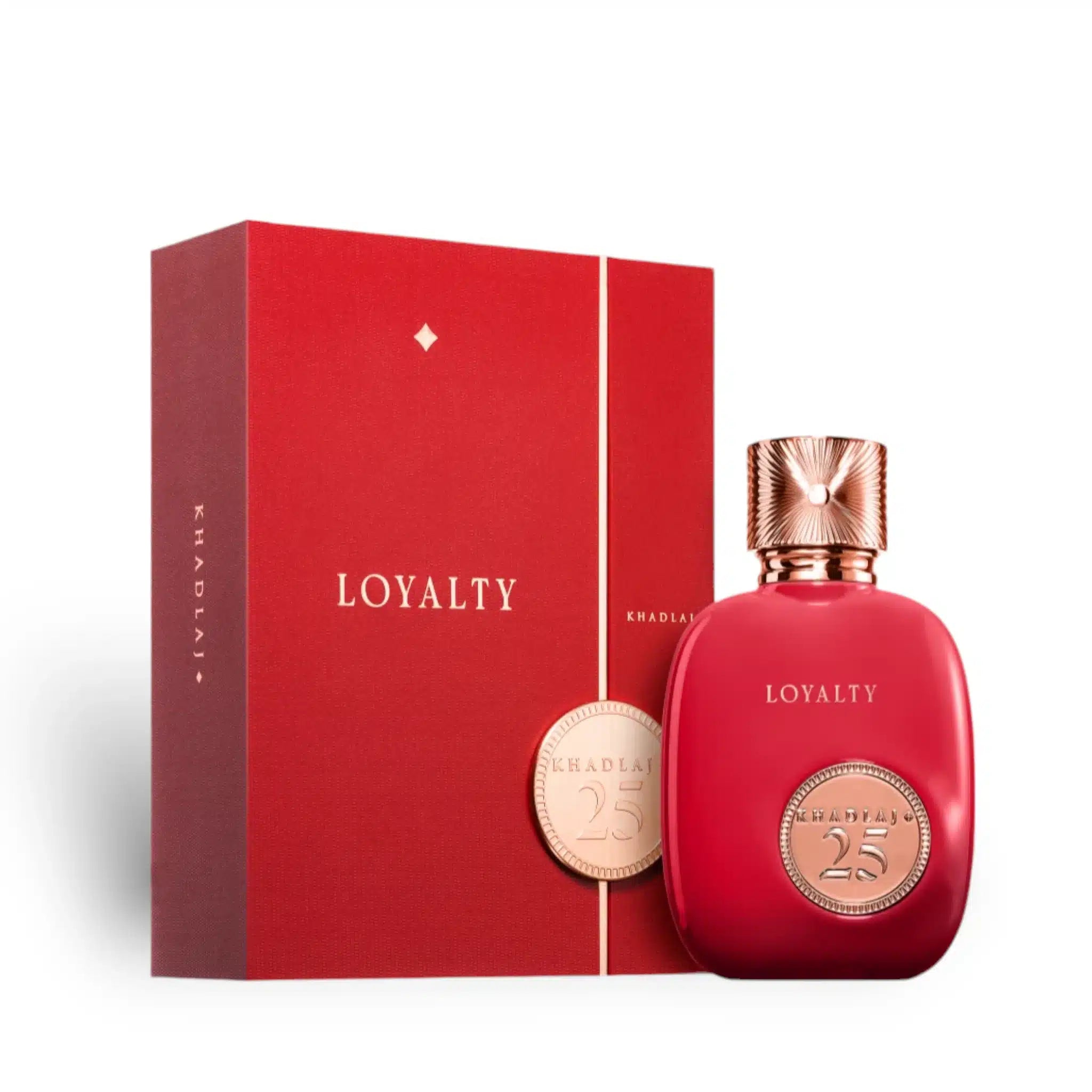 Khadlaj 25 Loyalty 100ml Eau de Parfum by Khadlaj bottle and box