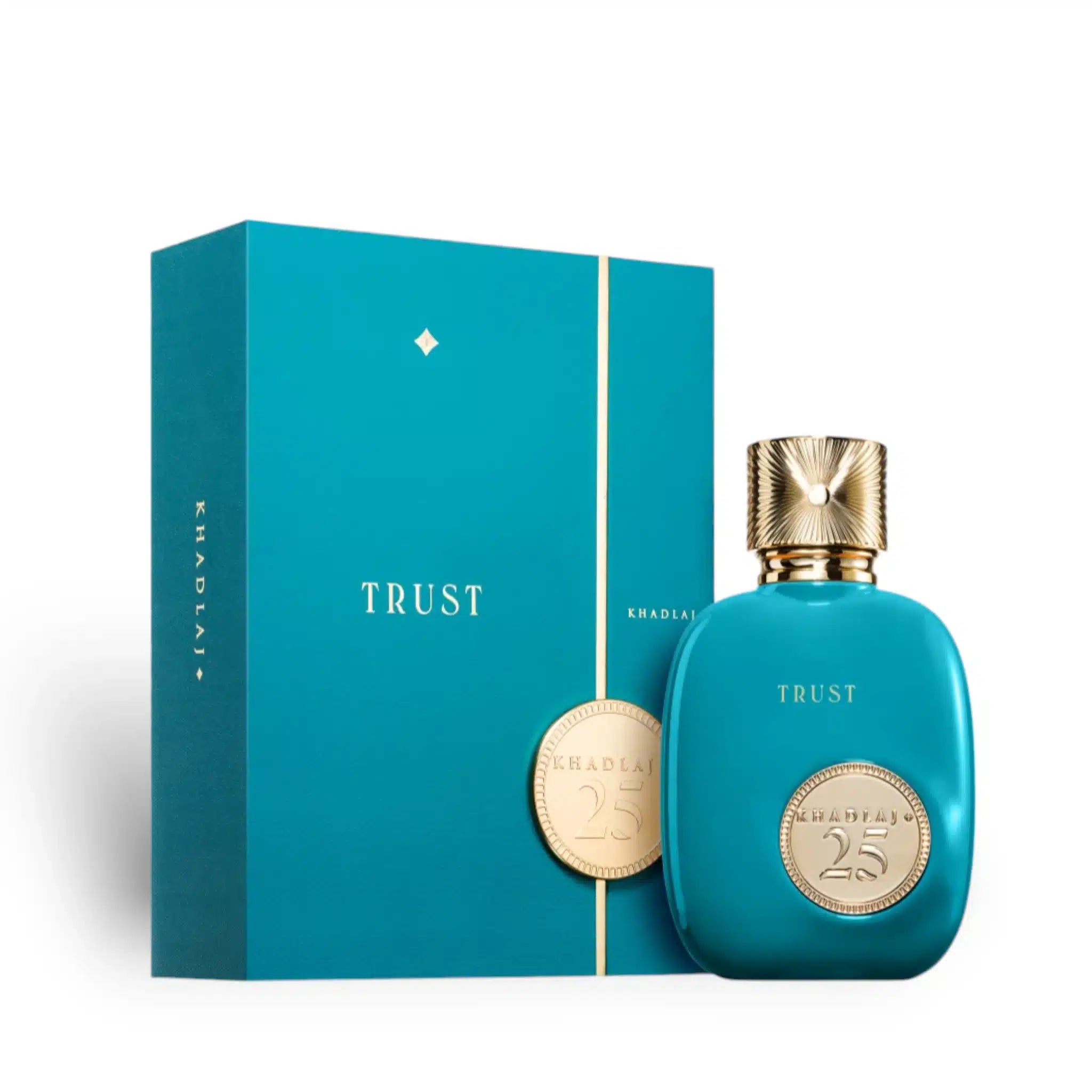 Khadlaj 25 Trust 100ml Eau de Parfum by Khadlaj bottle and box