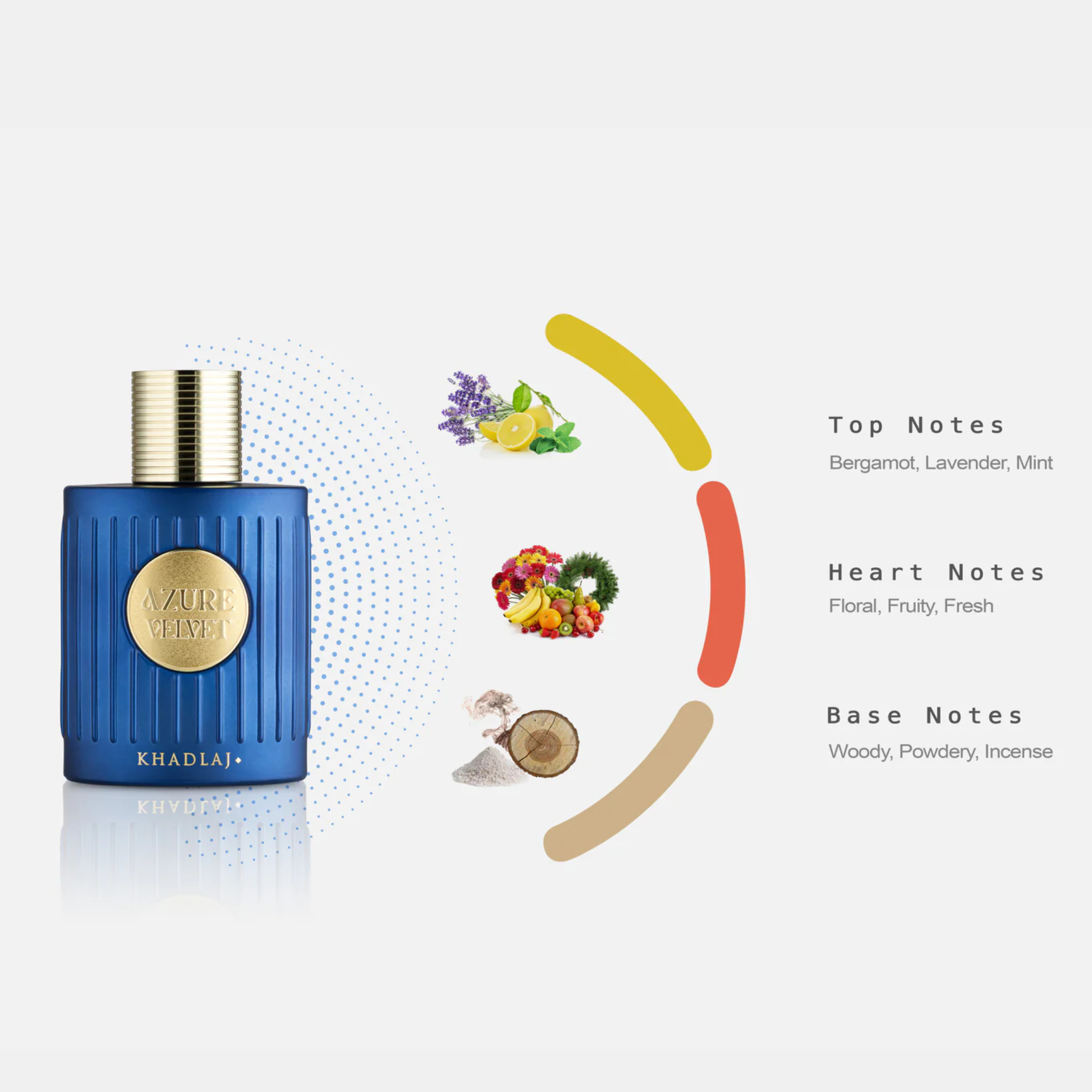 Azure Velvet 100ml Extrait de Parfum by Khadlaj perfume bottle close up