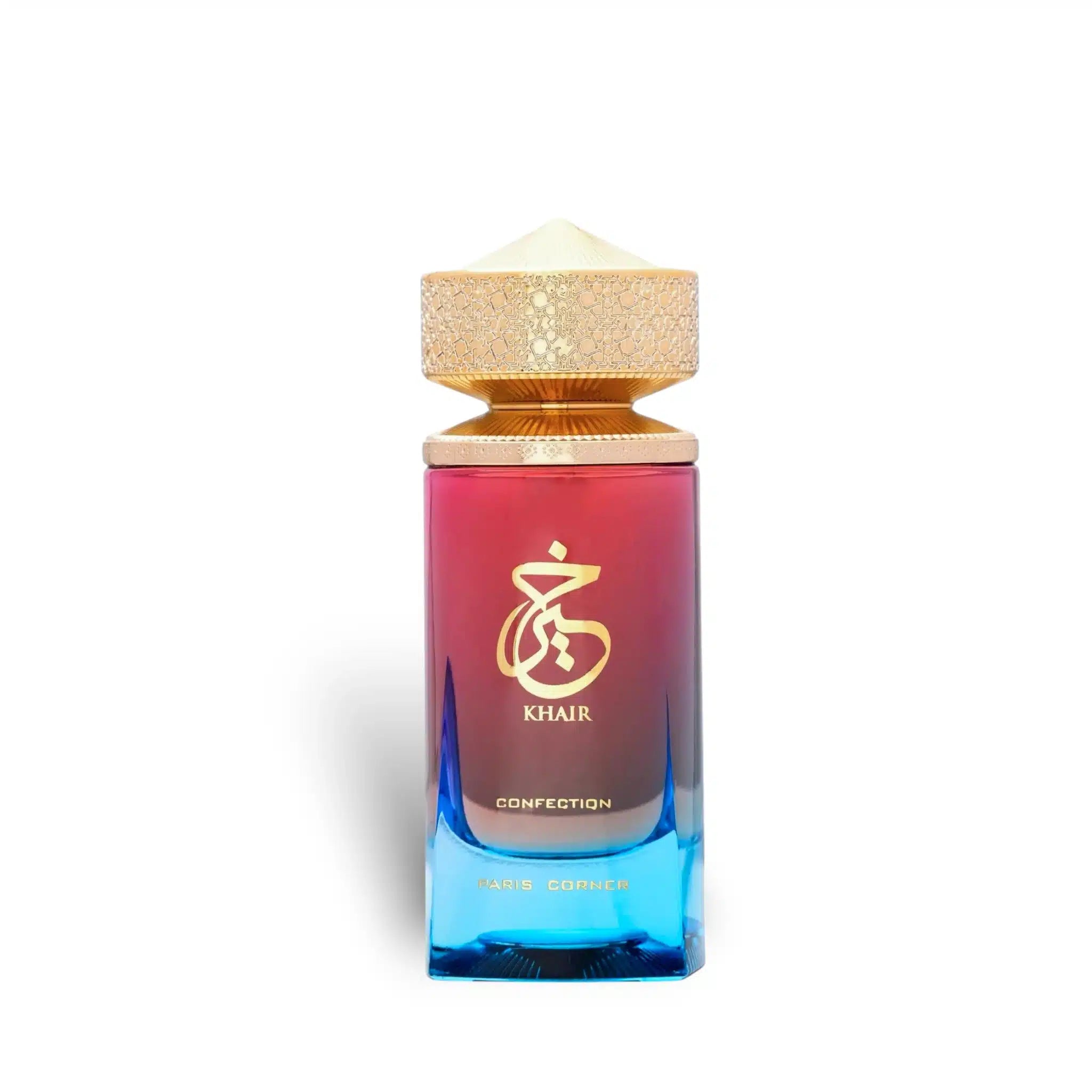 Khair Confection 100ml Eau de Parfum by Paris Corner fragrance packaging front view