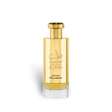 Khaltaat Al Arabia Royal Blends 100ml Eau de Parfum by Lattafa perfume bottle close up