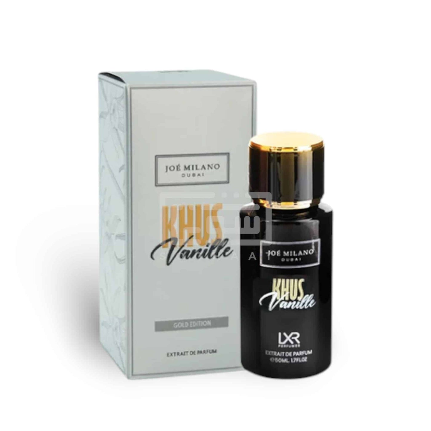 Khus Vanilla Gold Edition 50ml Eau de Parfum by LXR bottle and box