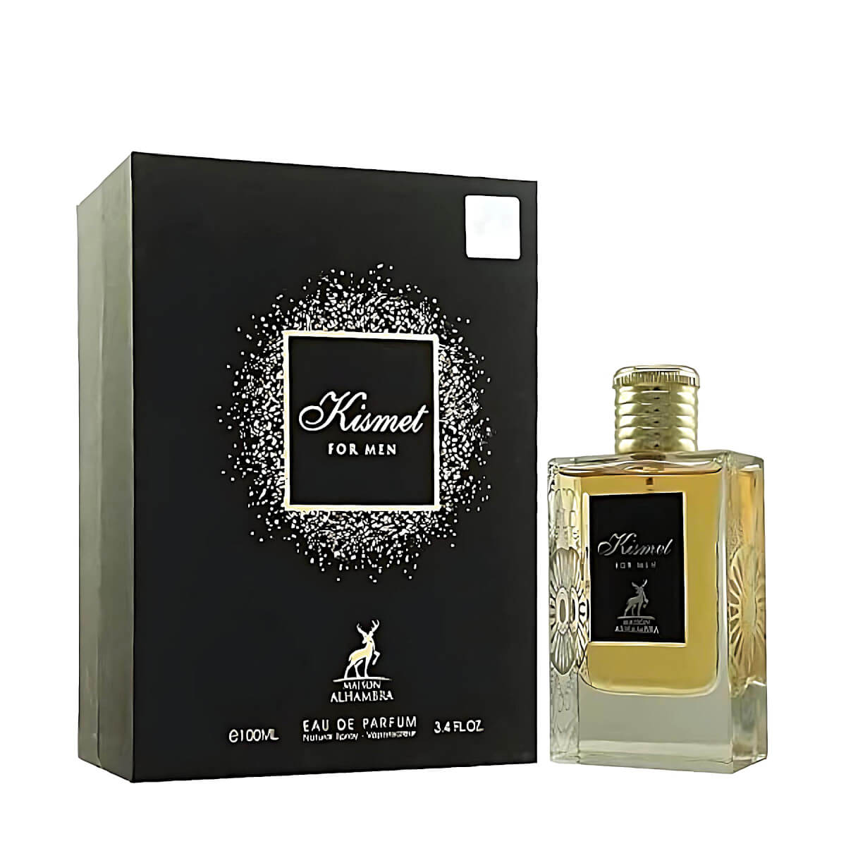 Kismet 100ml Eau de Parfum by Maison Alhambra fragrance packaging front view