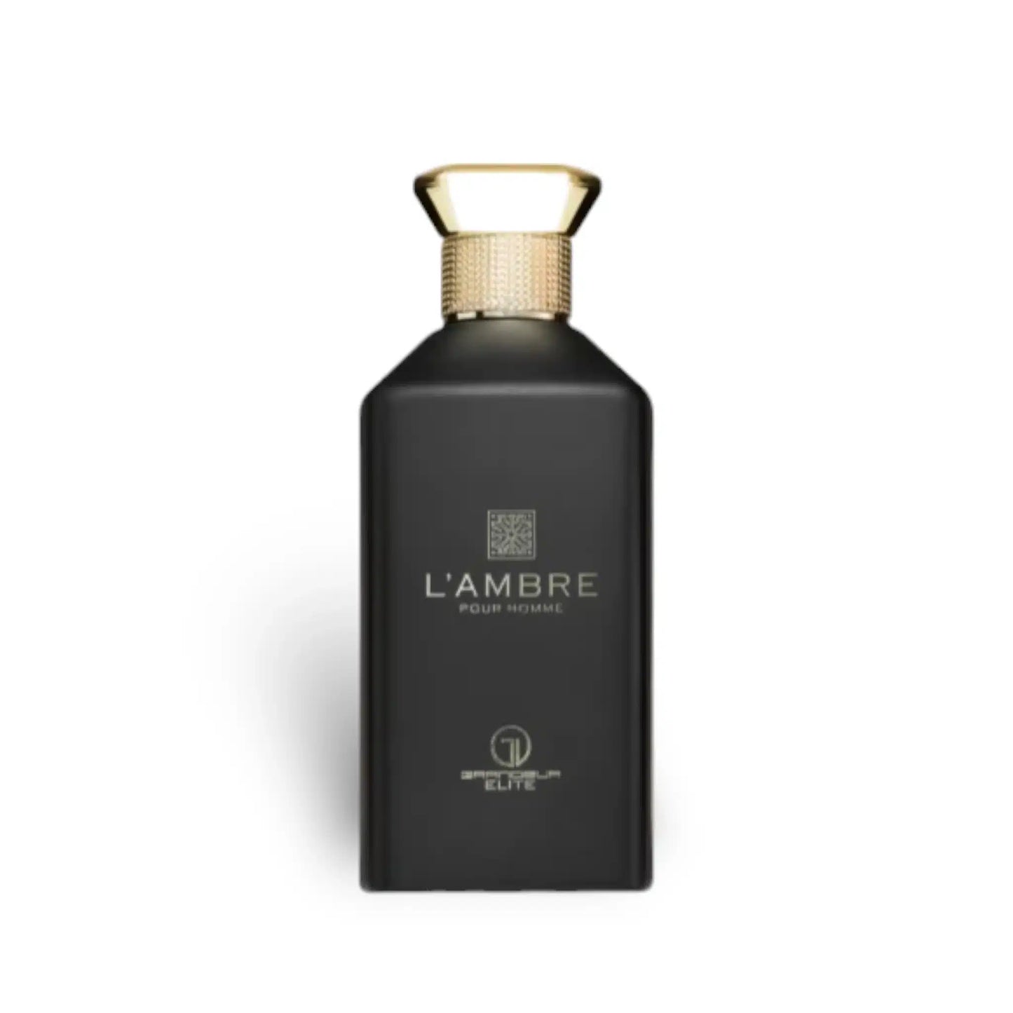 L'Ambre Pour Homme 100ml Eau de Parfum by Grandeur Elite fragrance packaging front view