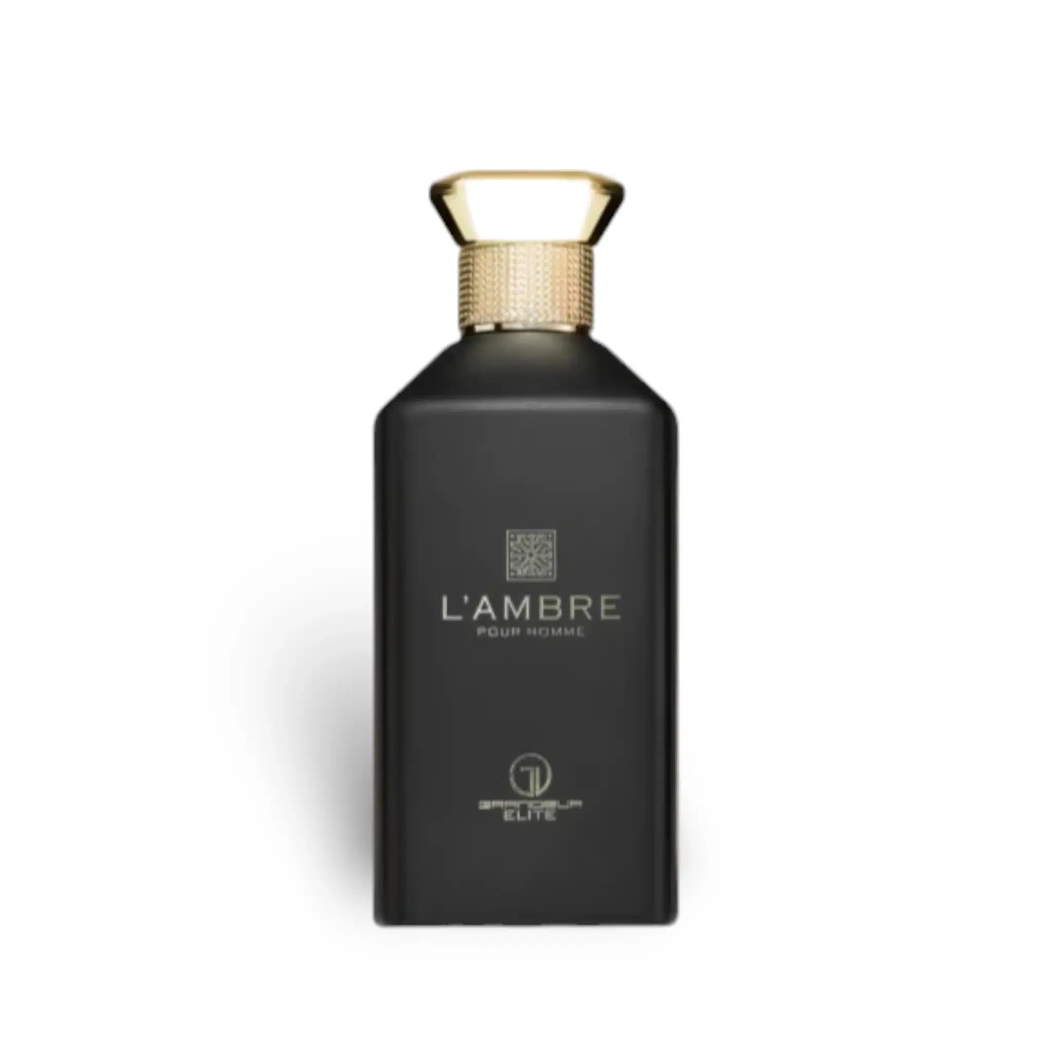 L'Ambre Pour Homme 100ml Eau de Parfum by Grandeur Elite fragrance packaging front view