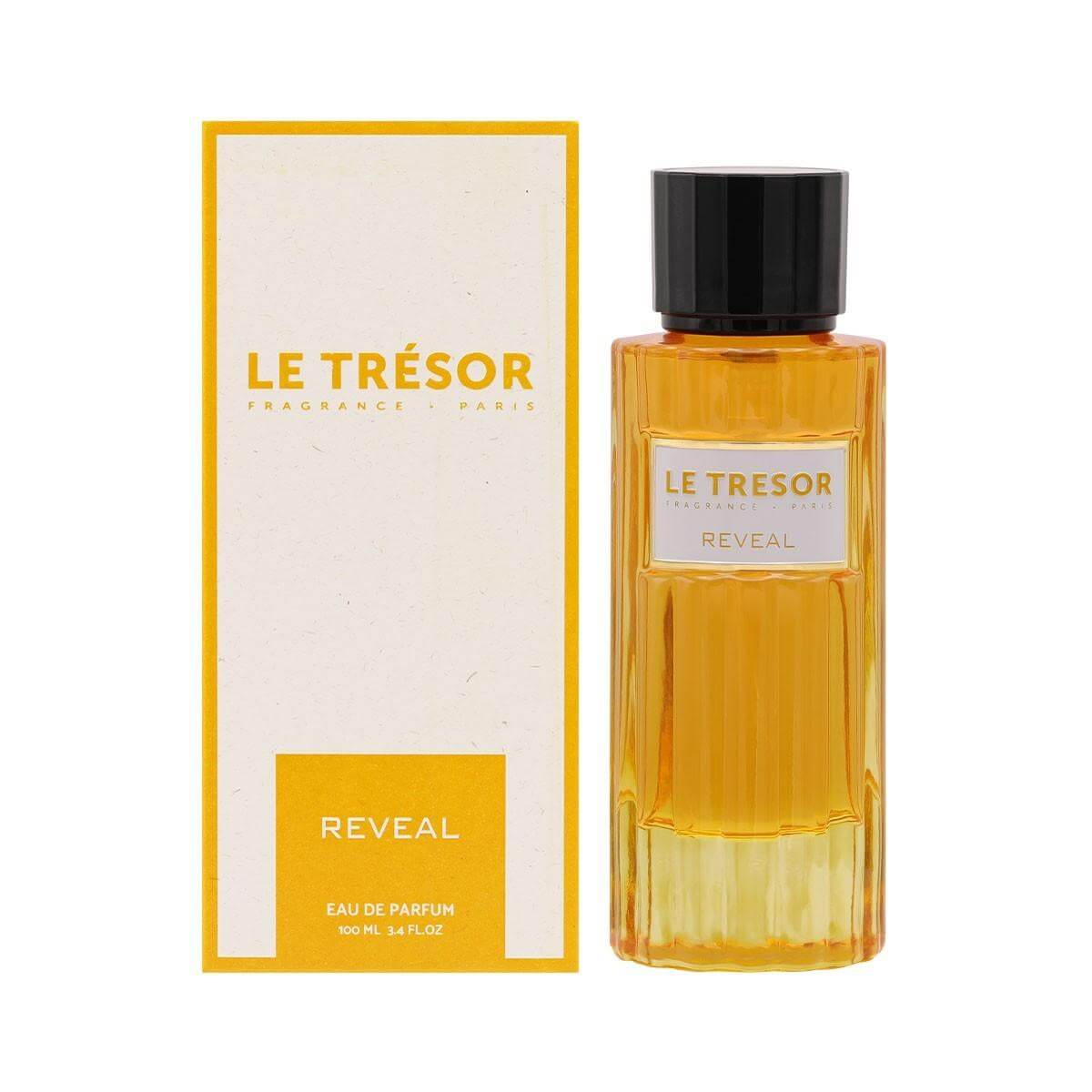 Le Tresor Reveal 100ml Eau de Parfum by Le Tresor bottle and box