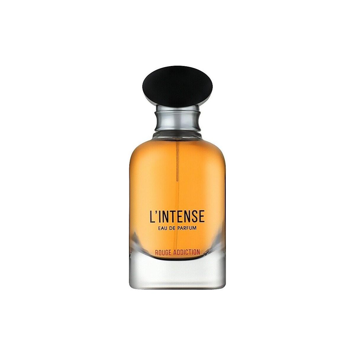 L'Intense Rouge Addiction 100ml Eau de Parfum by Maison Alhambra fragrance packaging front view
